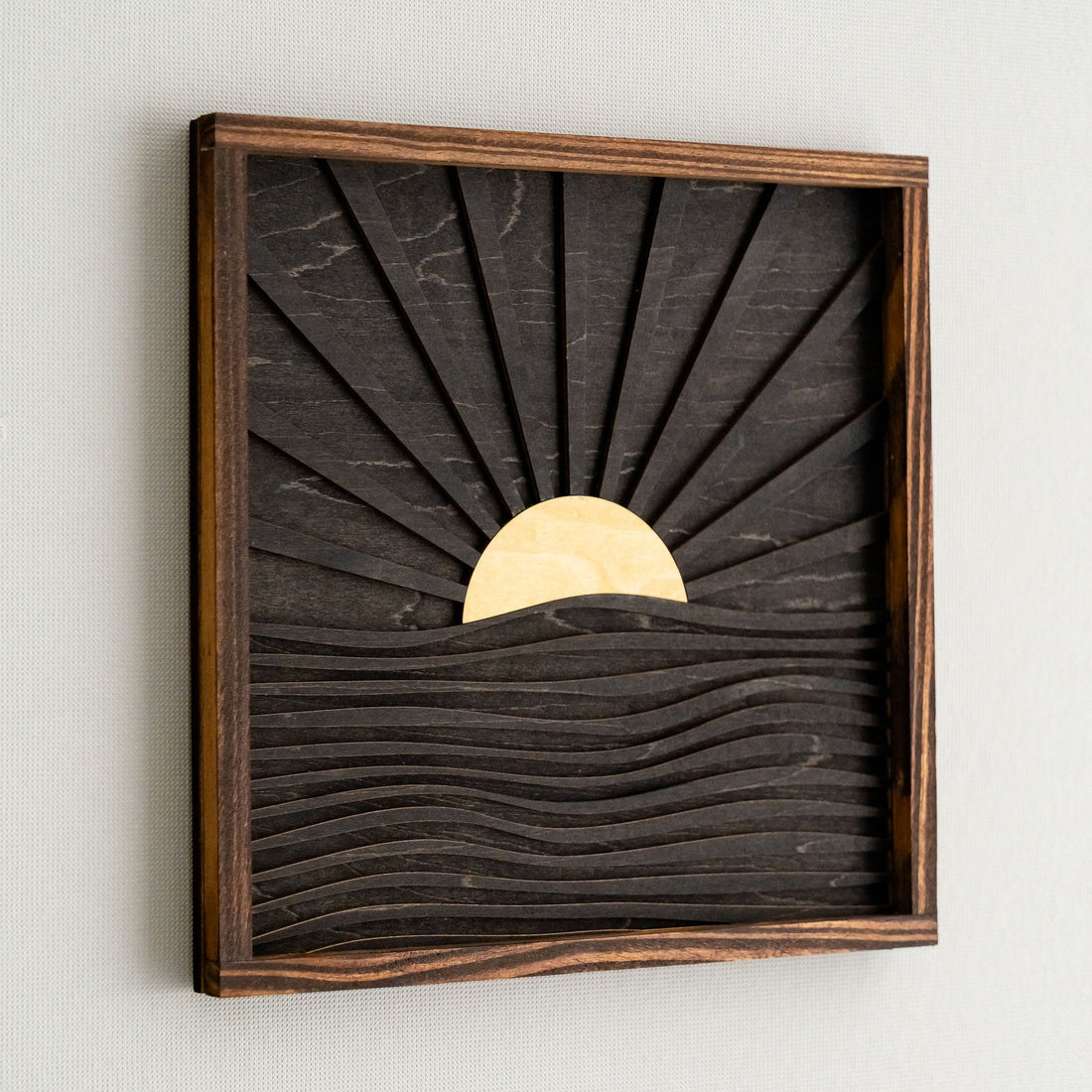 Sun Wood Wall Art Wood for Sun Wall Art and Minimalist Style E09