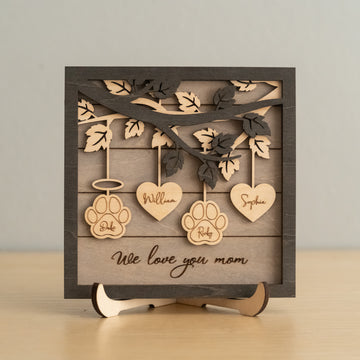 Family Tree Wooden Plaque Wood for Family Tree Decor and Gifts E25