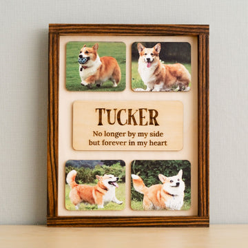 Rustic Pet Memorial Frame For Boho Minimalist Tribute R20