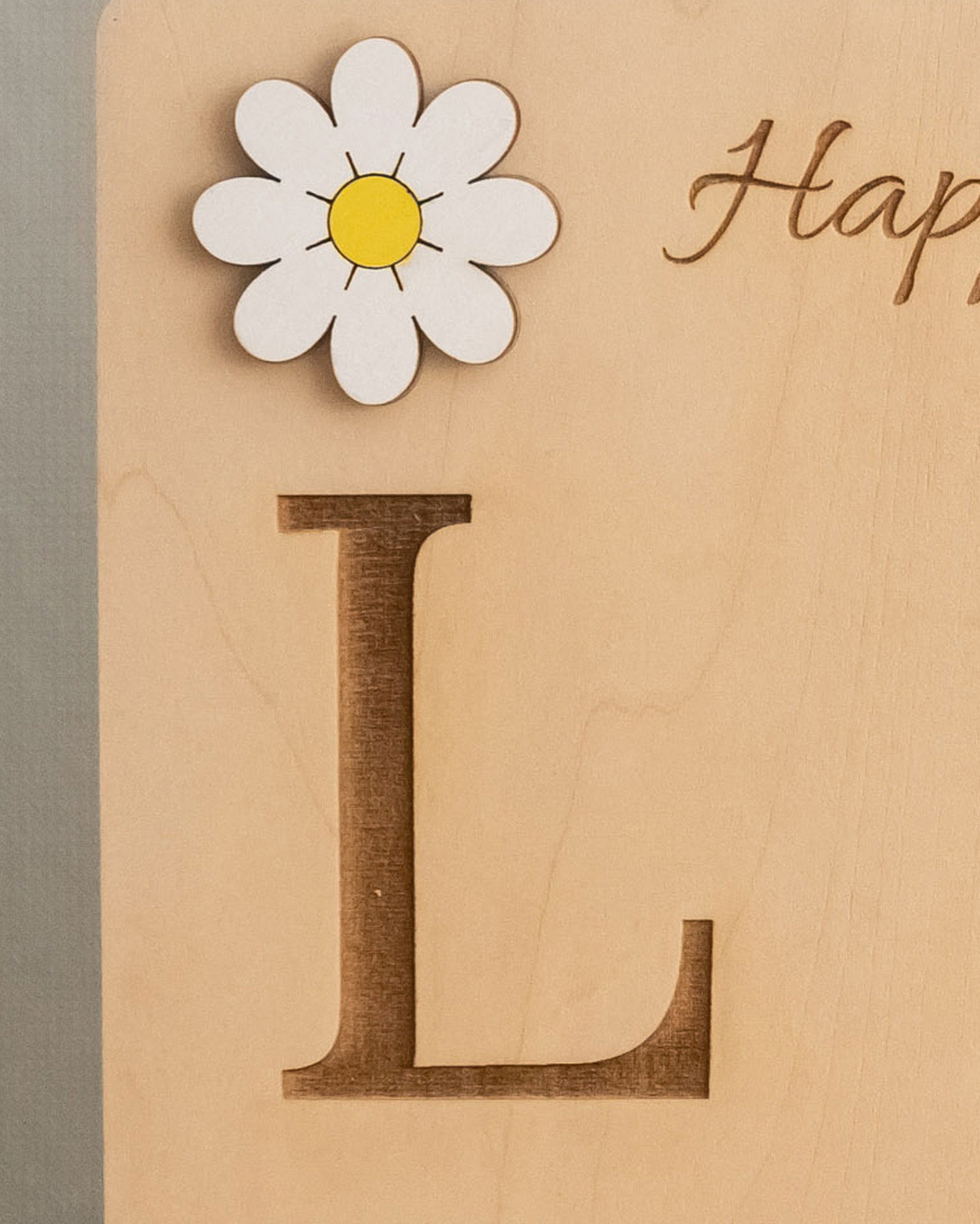 Mother’s Day Handprint Sign Wood for First Mothers Day Gift D55