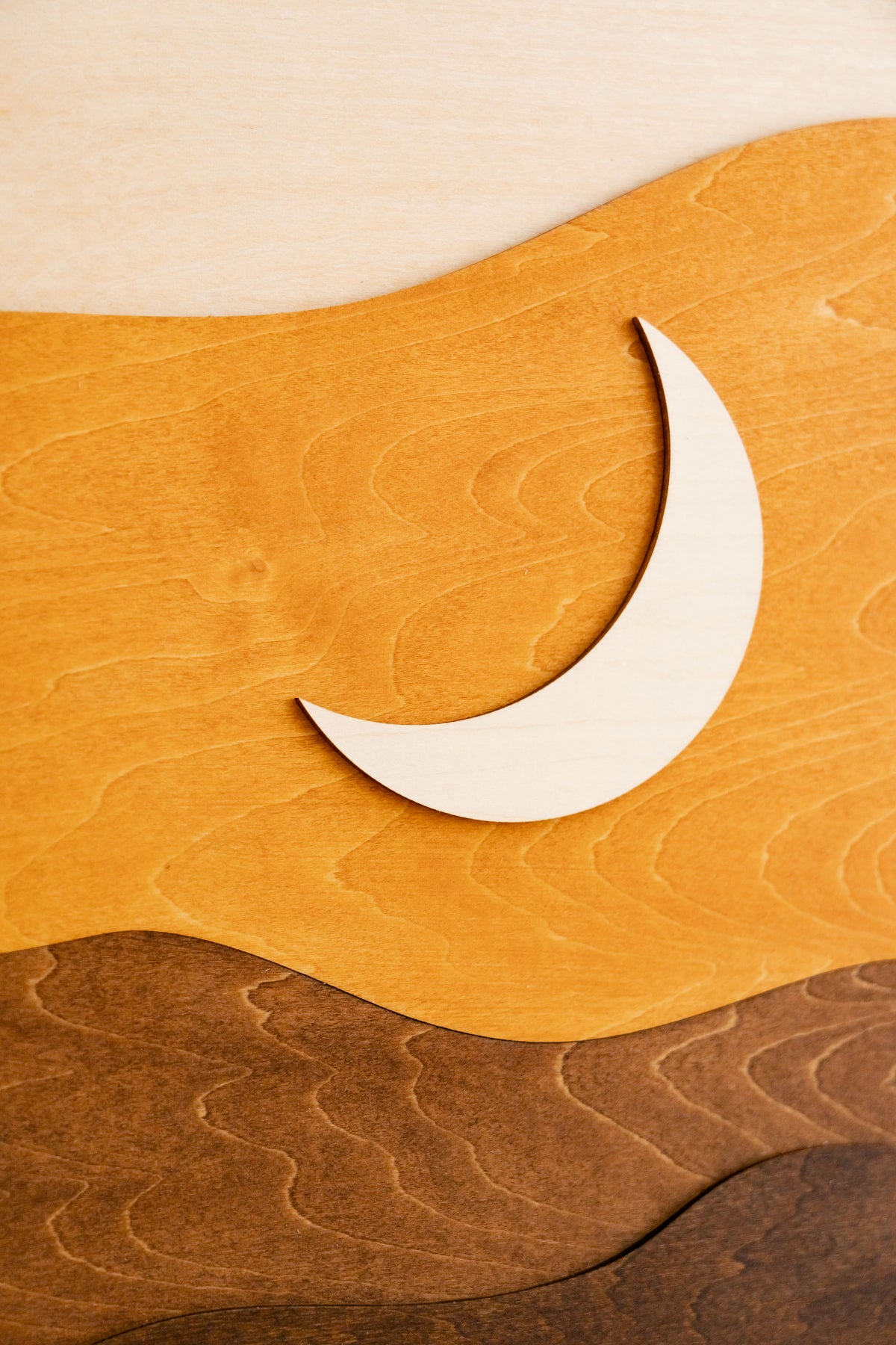 Sun And Moon Wood Wall Art Wood for Modern Decor Wall Art R21