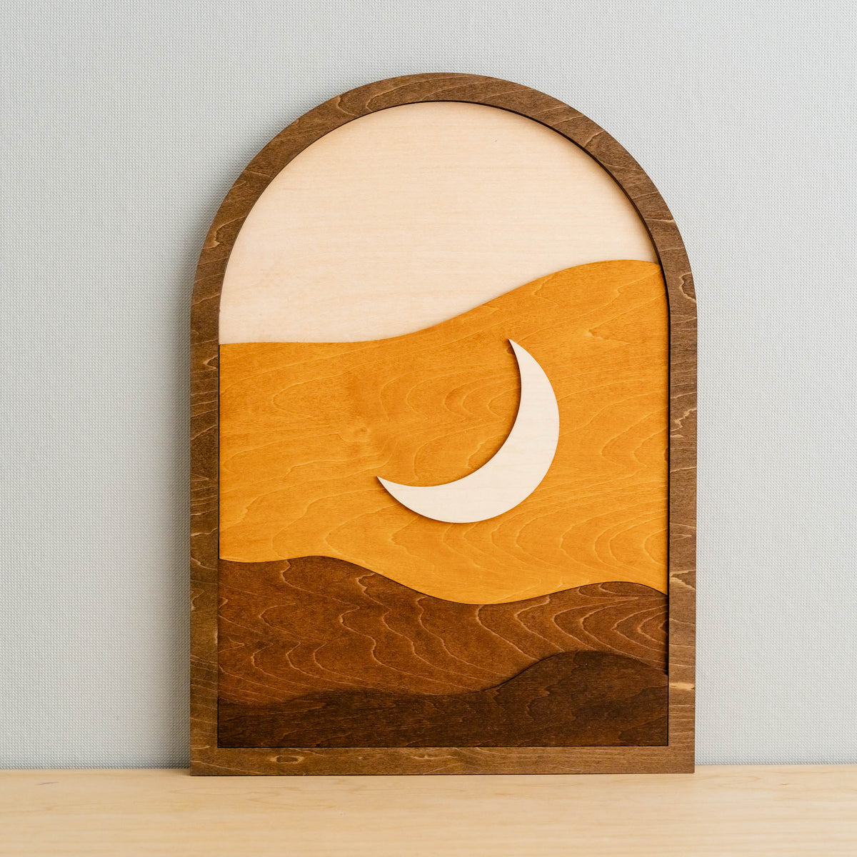 Sun And Moon Wood Wall Art Wood for Modern Decor Wall Art R21