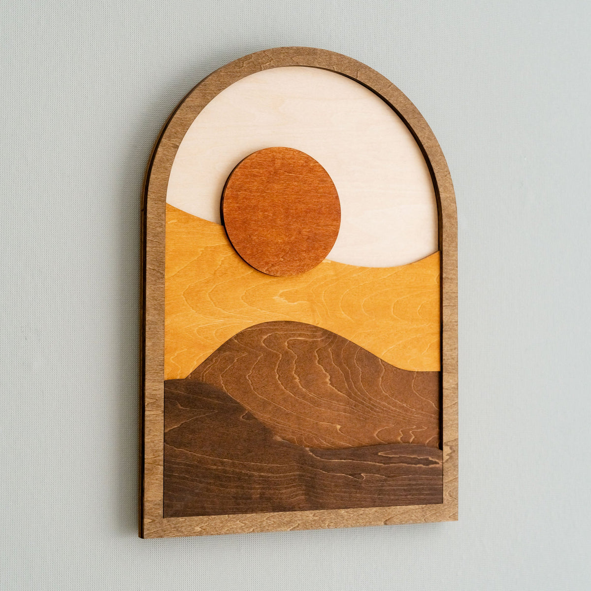 Sun And Moon Wood Wall Art Wood for Boho Wall Art Decor R21