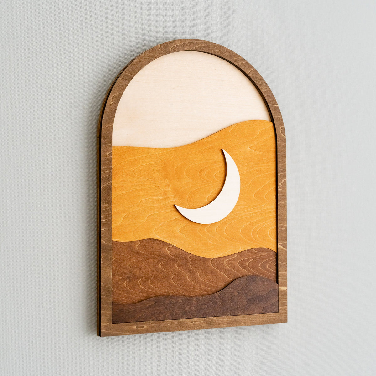 Sun And Moon Wood Wall Art Wood for Modern Decor Wall Art R21