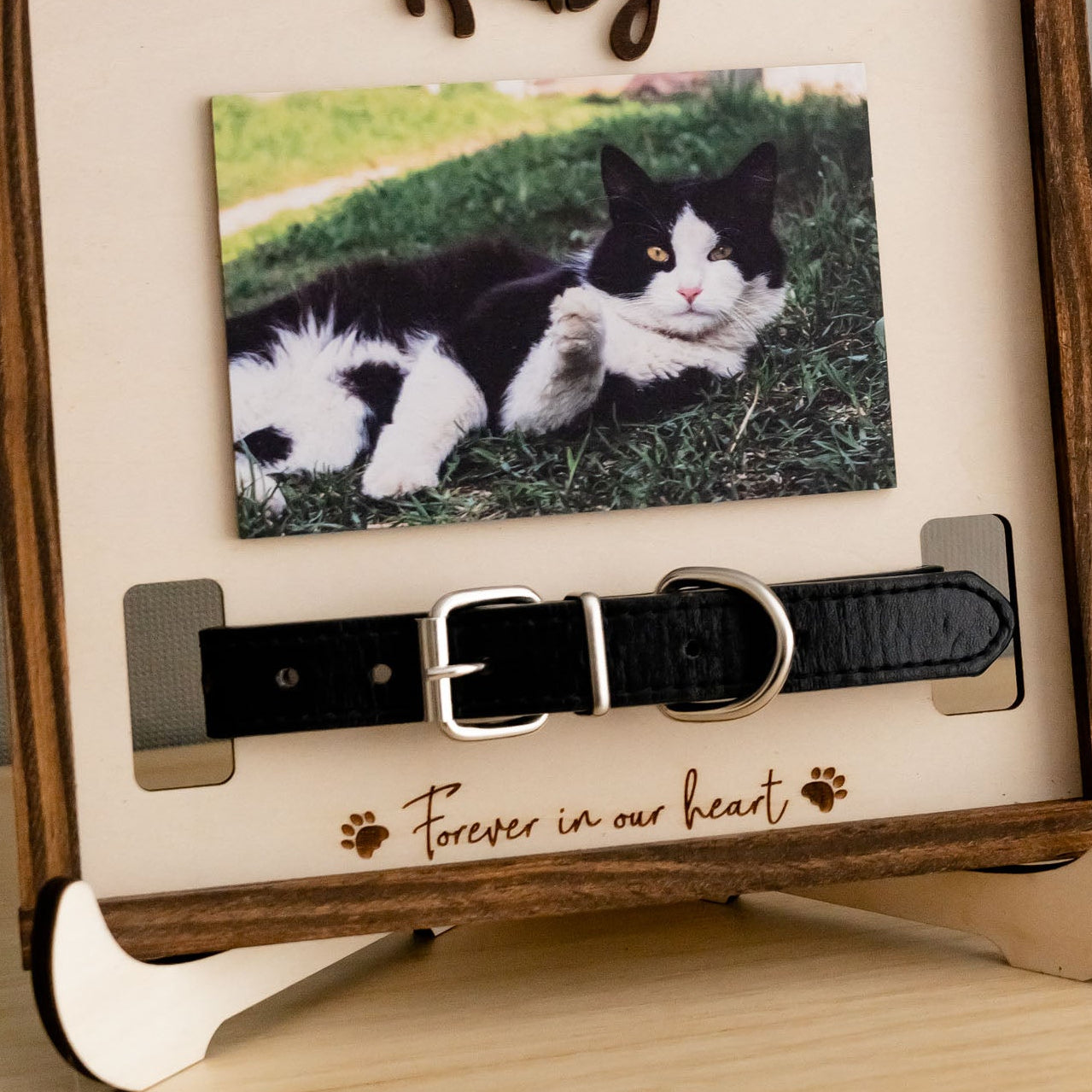 Personalized Pet Memorial Sign Wood and Tabletop Memorial Decor E35