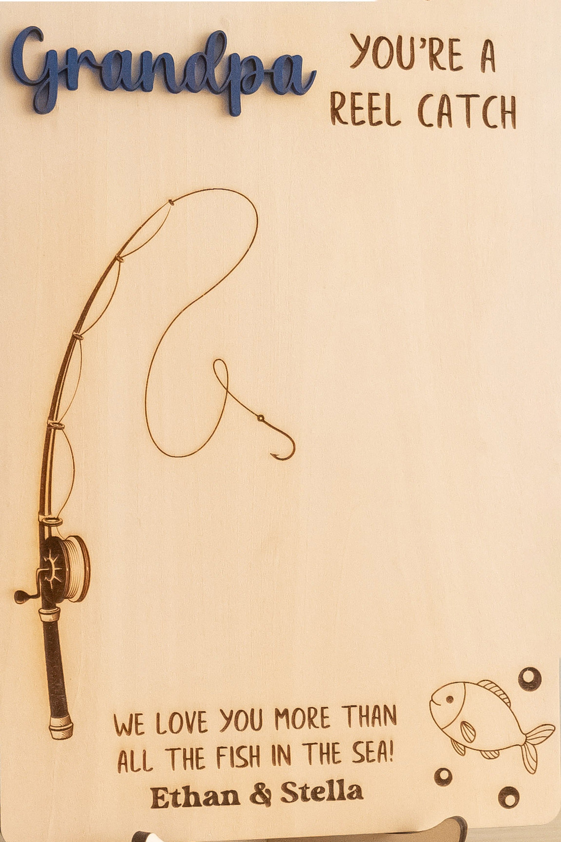 Daddy Handprint Keepsake Wood Sign Dad Gift Idea Rustic Decor D71