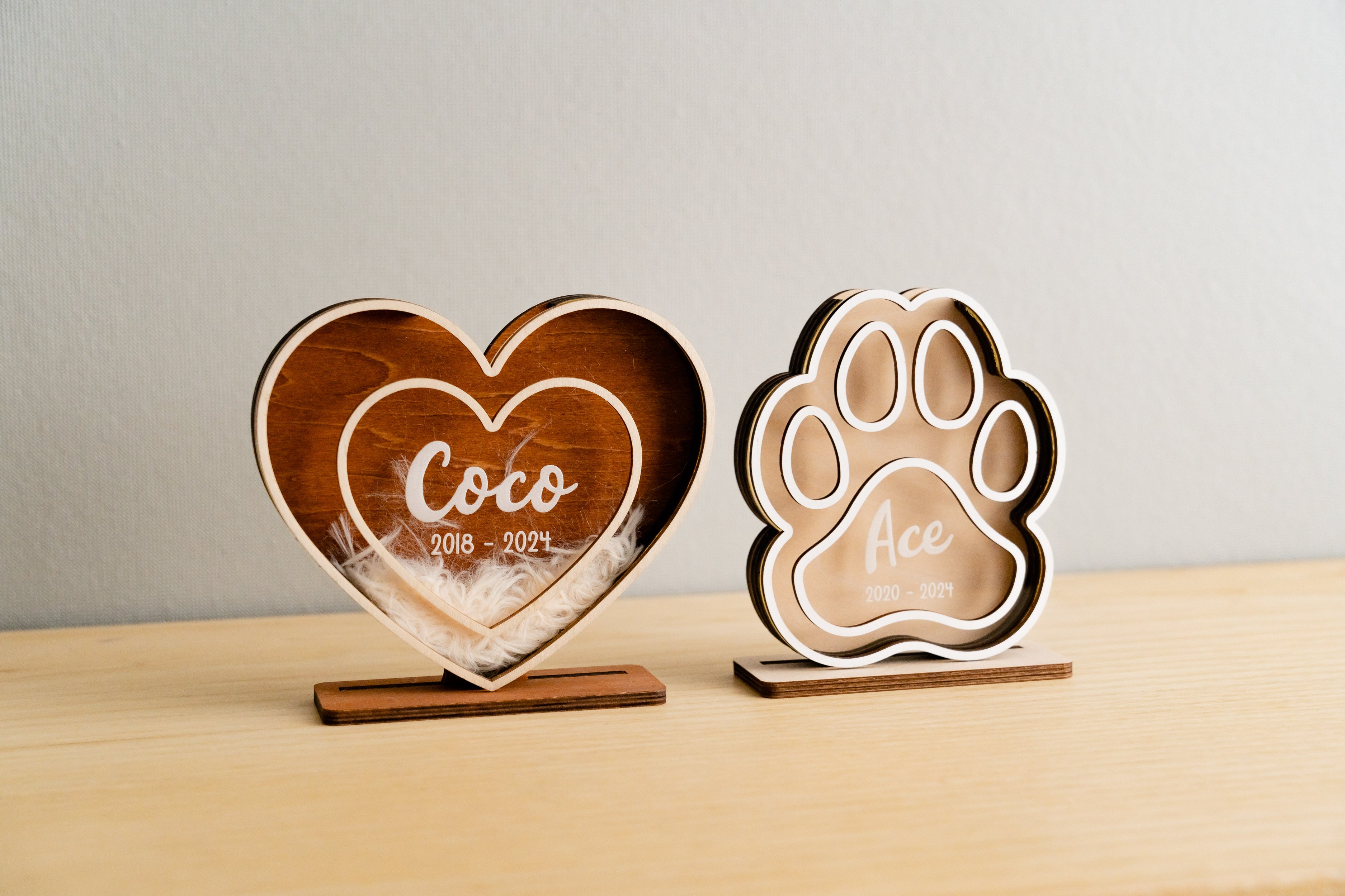 Boho Chic Pet Hair Memorial Keepsake for Stylish Home Decor