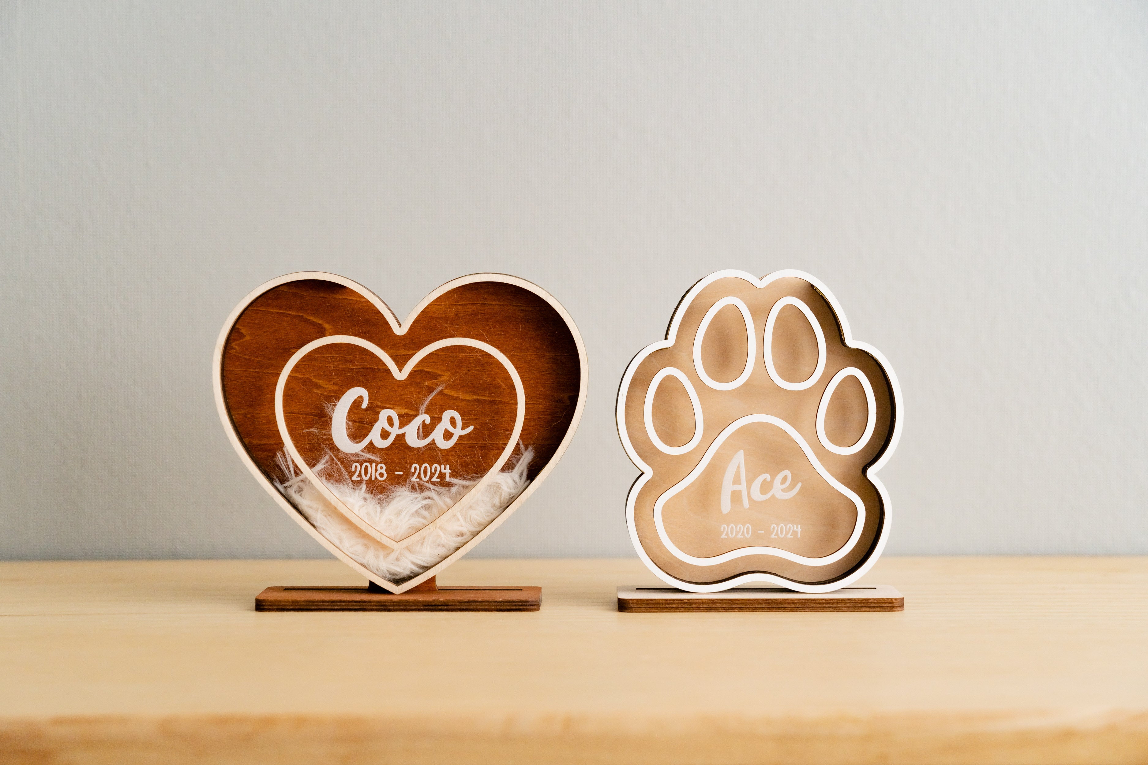 Boho Chic Pet Hair Memorial Keepsake For Personalized Home Decor