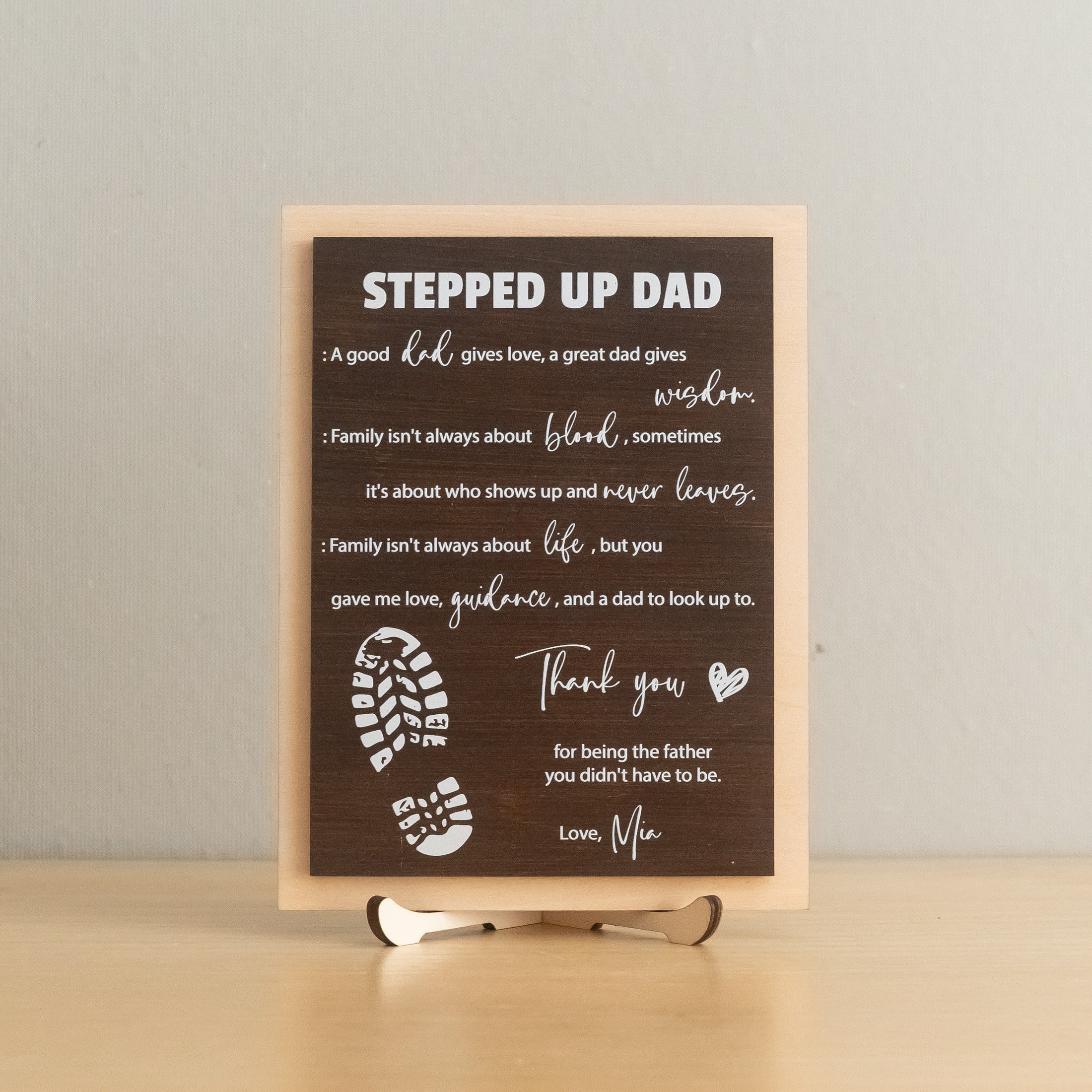 Flower Table Decor Wood Modern Table Decor for Minimalist Home D89