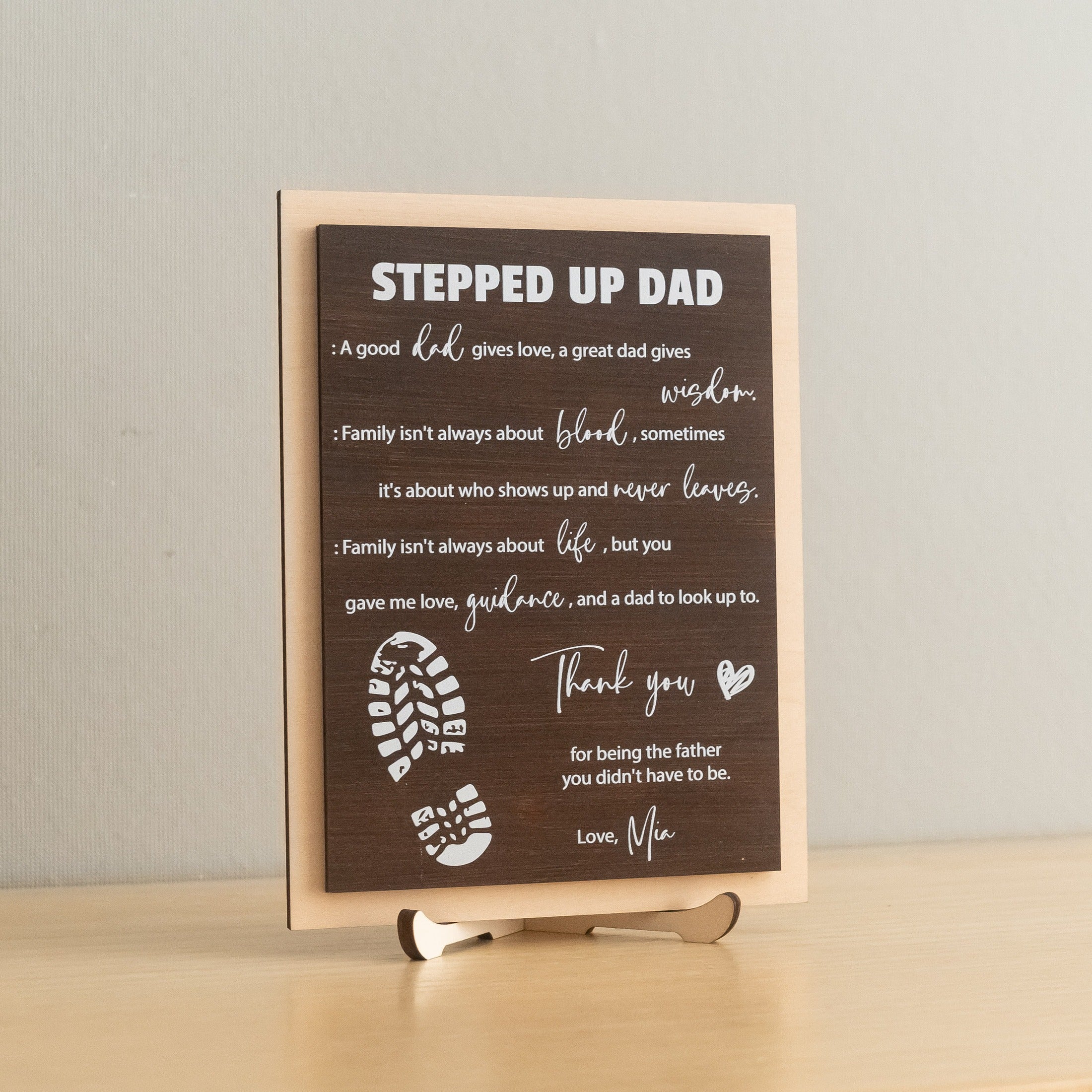 Flower Table Decor Wood Modern Table Decor for Minimalist Home D89