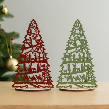 Wooden Nativity Tree Decor for Nativity Christmas Decor R53