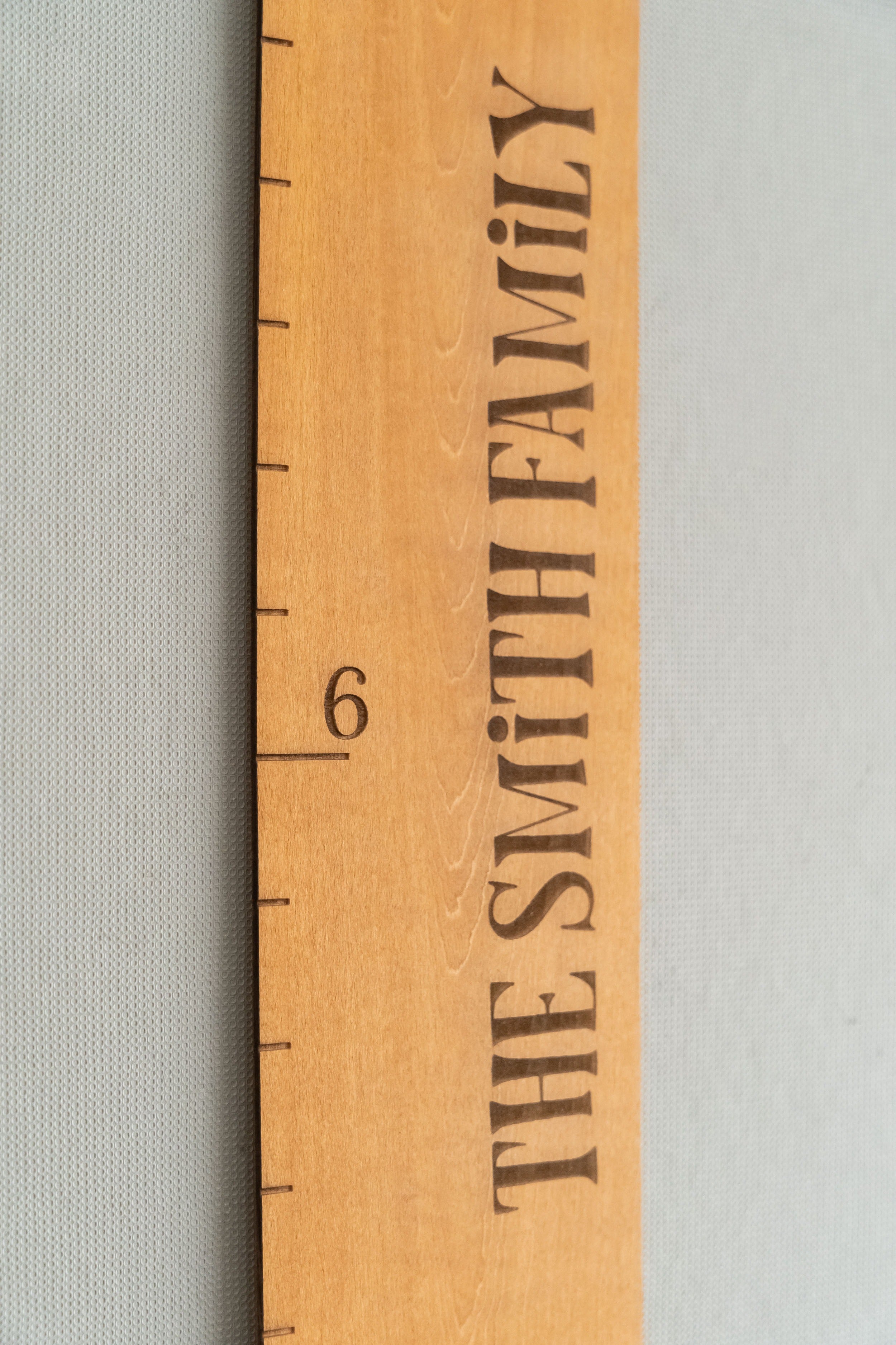 Personalized Wooden Growth Chart Ruler for Kids and Wall Decor Y72