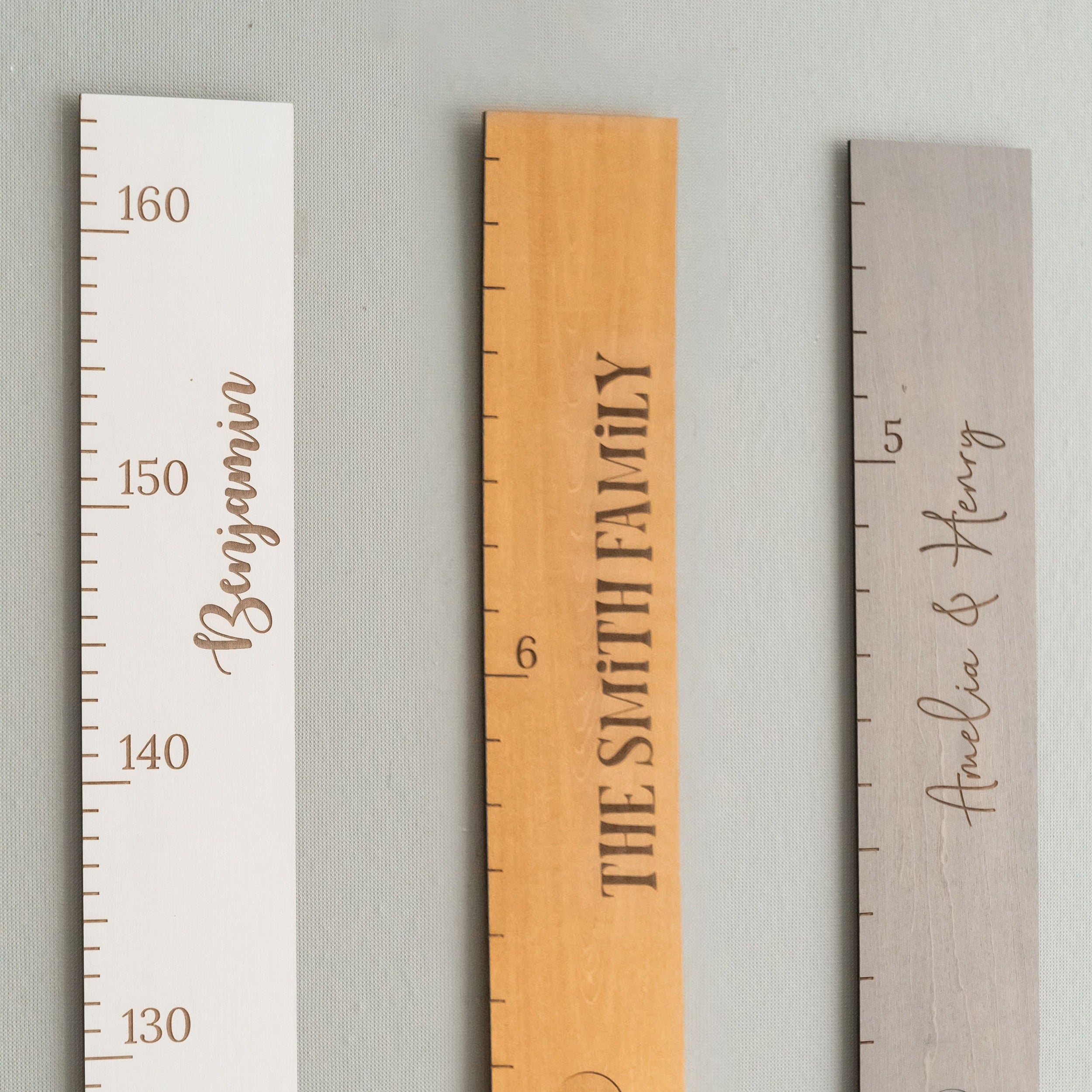 Personalized Wooden Growth Chart Ruler for Kids and Wall Decor Y72