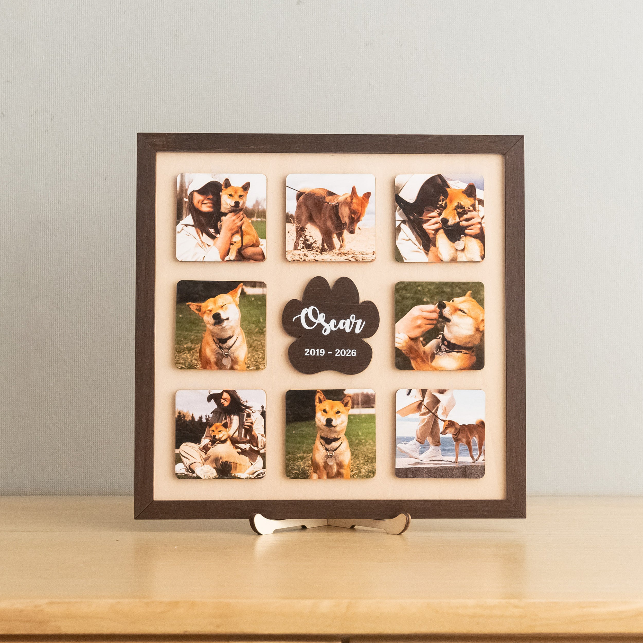 Personalized Pet Memorial Photo Wood Sign Memorial Keepsake B23