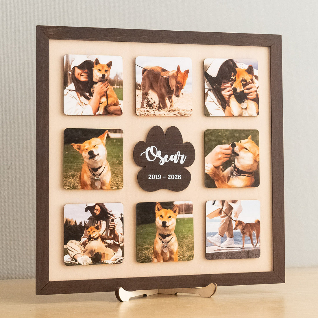Personalized Pet Memorial Photo Wood Sign Pet Remembrance Gift B23