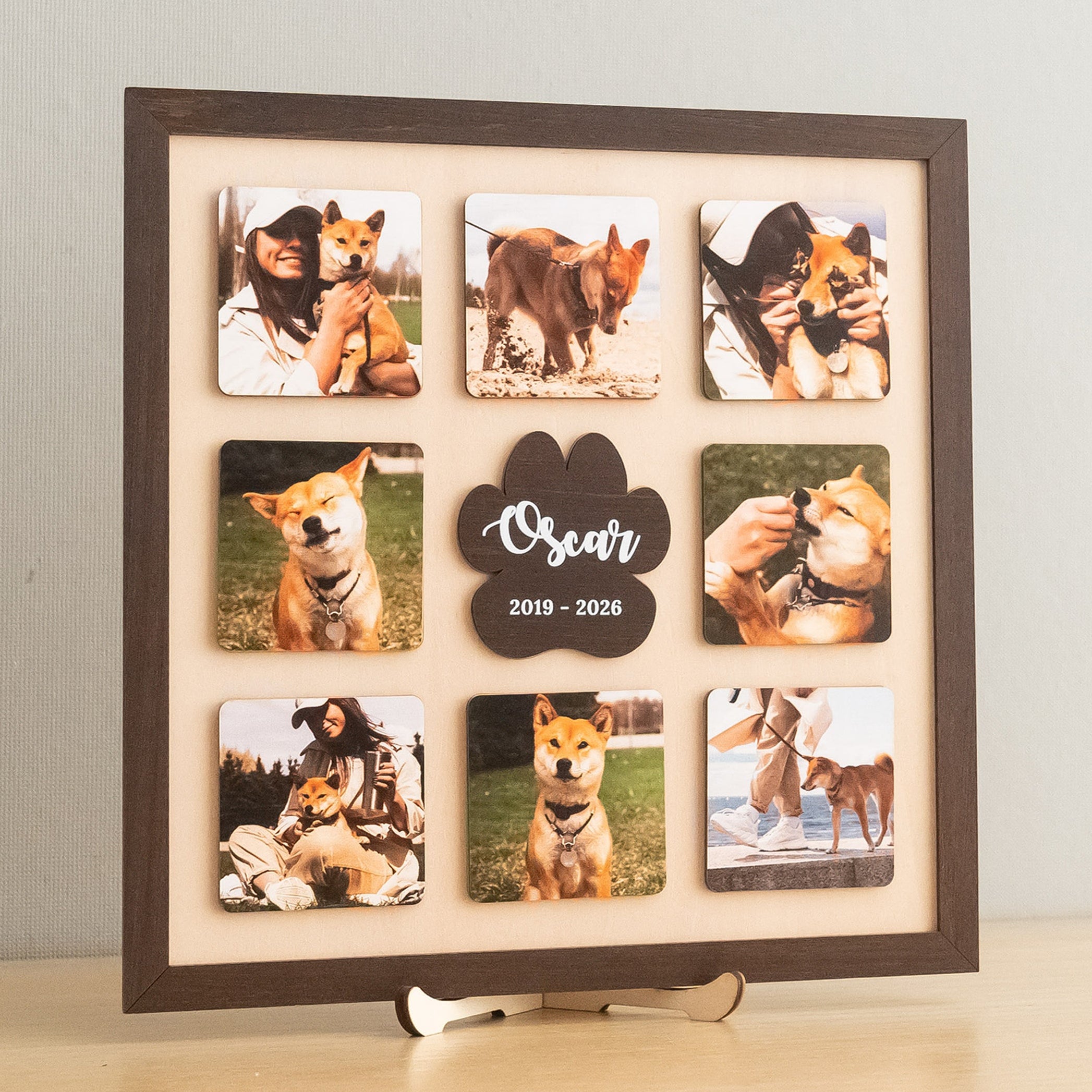 Personalized Pet Memorial Photo Wood Sign Pet Remembrance Gift B23