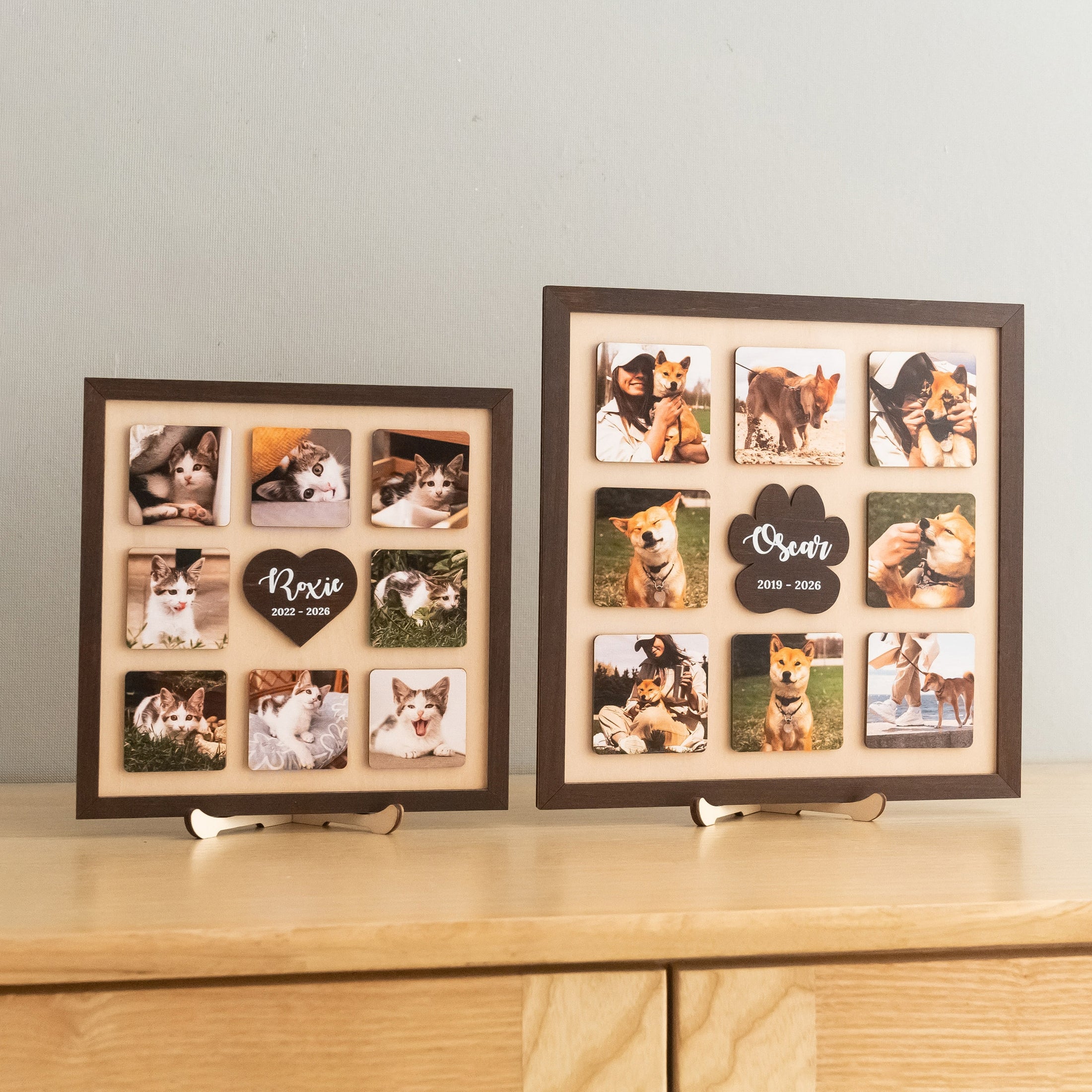 Personalized Pet Memorial Photo Wood Sign Memorial Keepsake B23