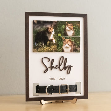 Personalized Pet Memorial Photo Wood Sign for Pet Memorial B20