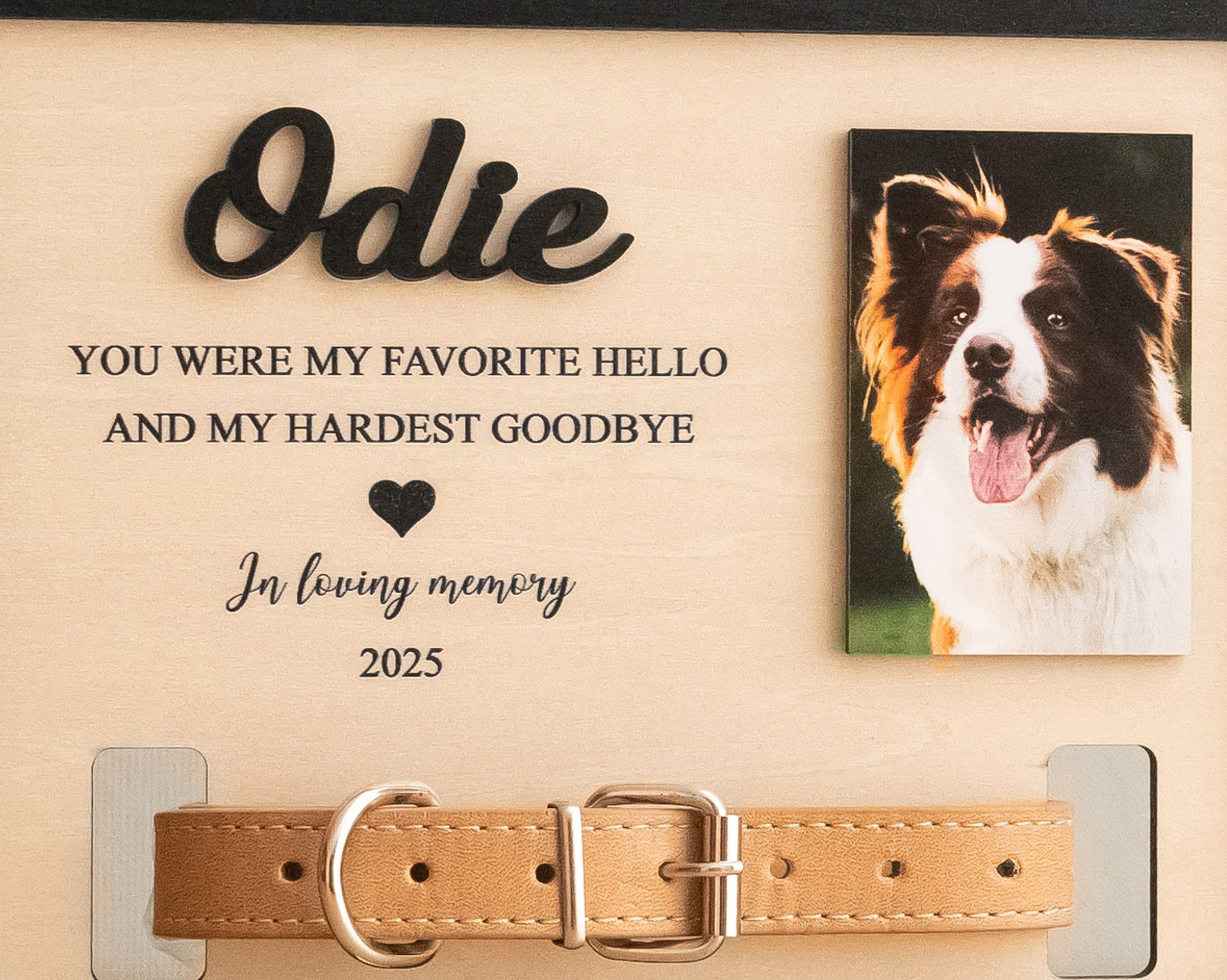 Personalized Pet Memorial Photo Wood Sign Pet Memorial Gift B19