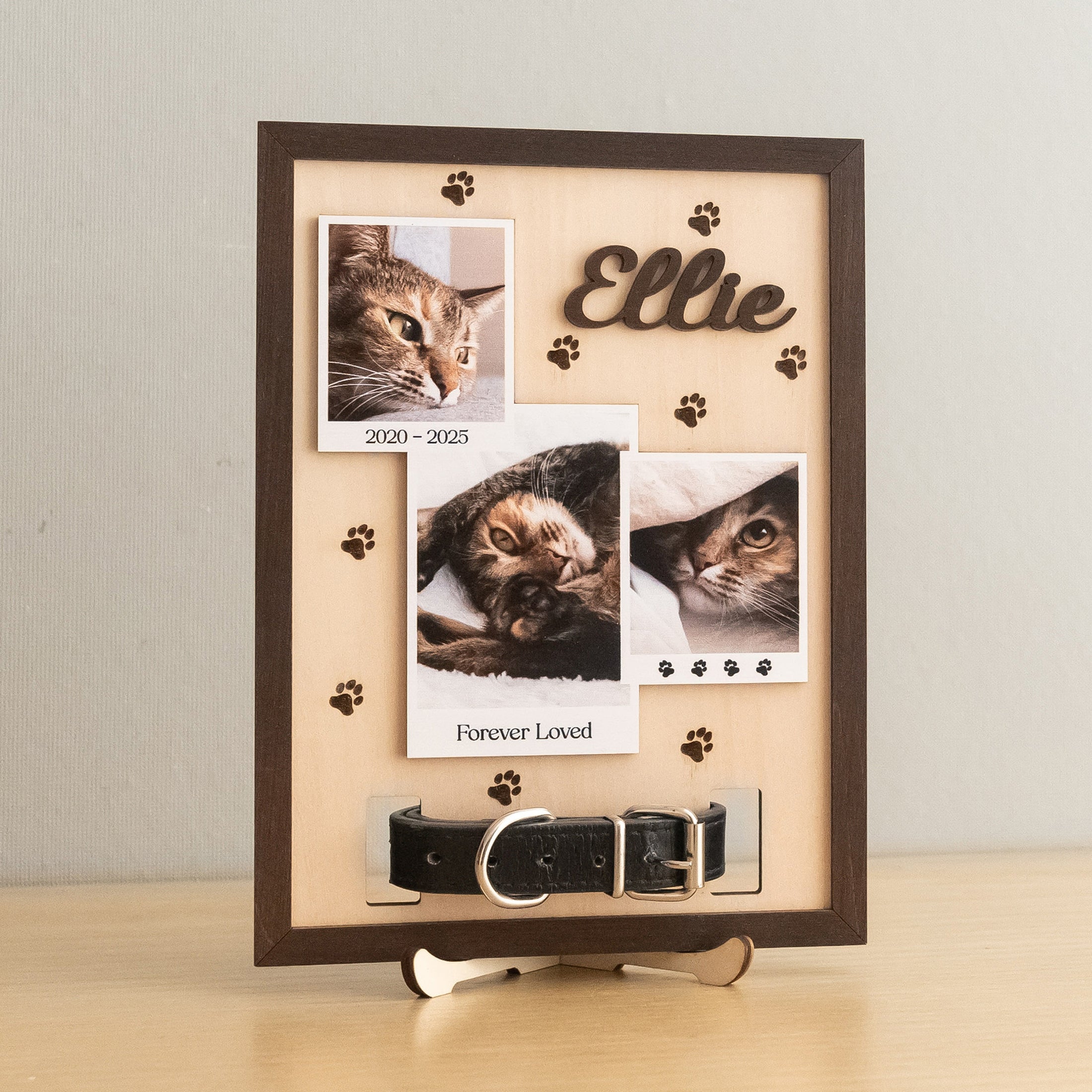 Personalized Pet Memorial Photo Wood Sign for Pet Remembrance B22