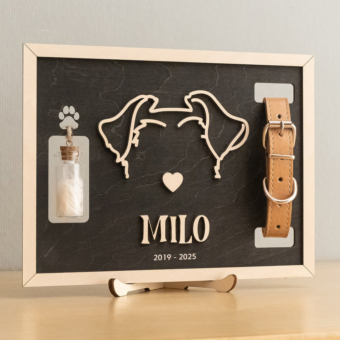 Personalized Pet Memorial Photo Wood Sign Pet Loss Gift B17