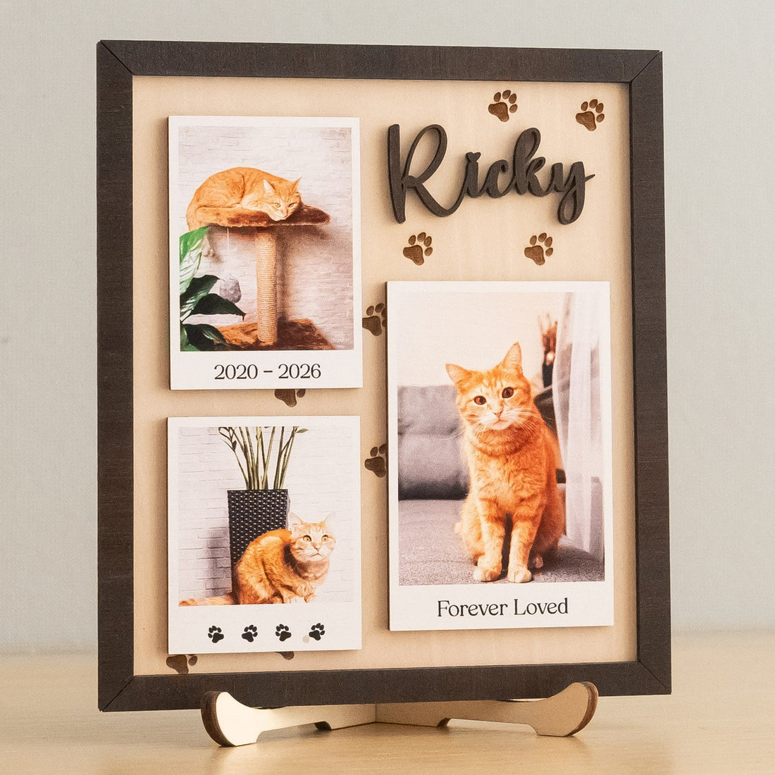 Personalized Pet Memorial Photo Wood Sign Dog Memorial Gift B33