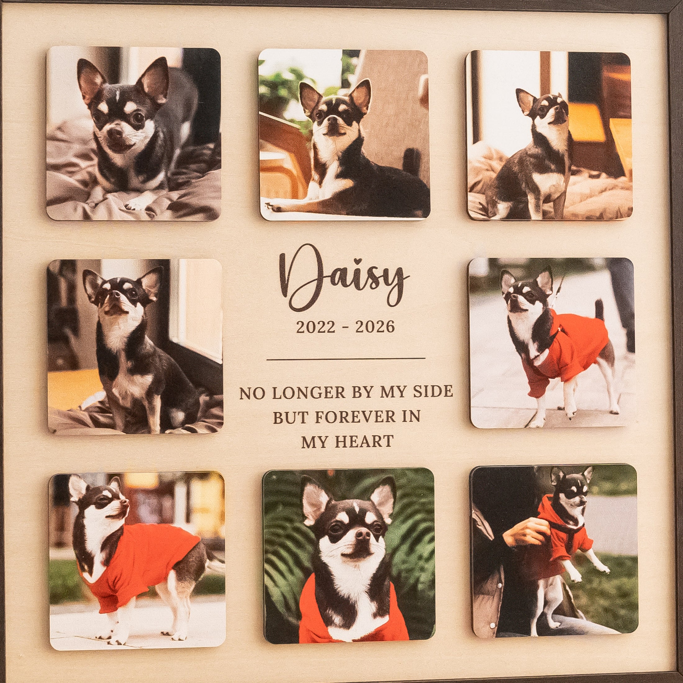 Personalized Pet Memorial Photo Wood Sign Pet Memorial Display B32