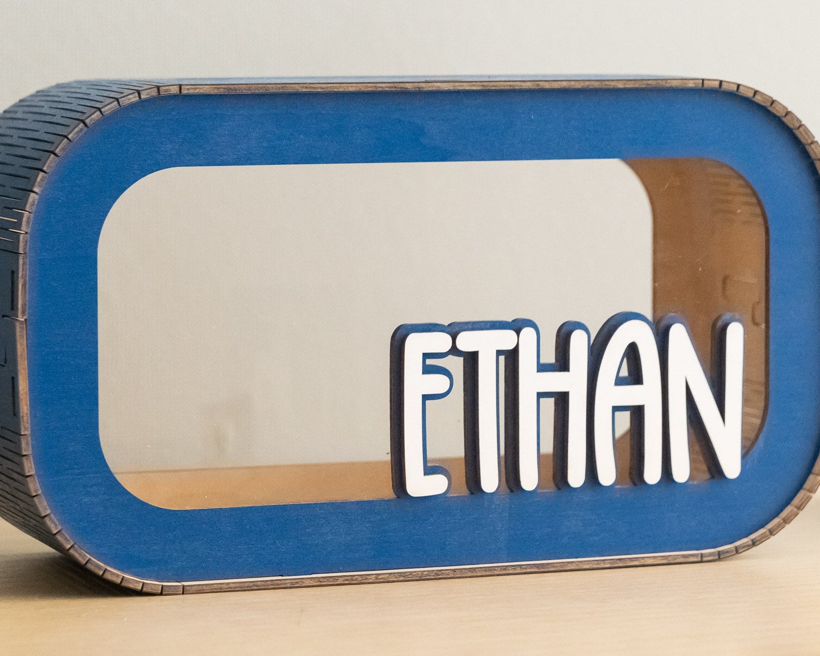 Personalized Wooden Piggy Bank wood acrylic for kids saving and decor E05