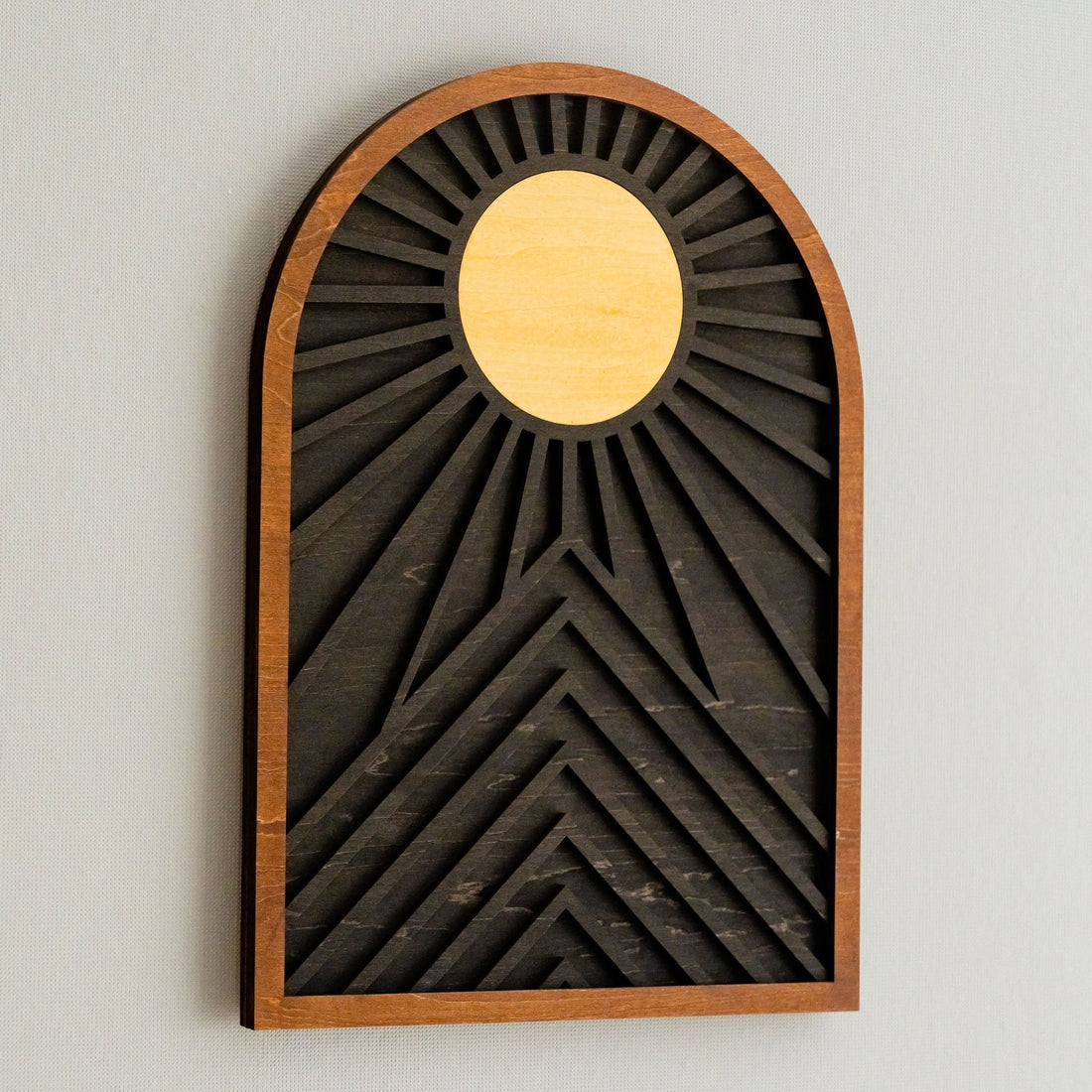 Sun And Moon Wood Wall Art for Modern Sun Wall Art Decor J45