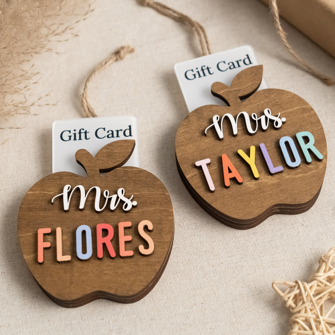 Teacher Gift Card Holder Ornament For Thoughtful Appreciation Gift
