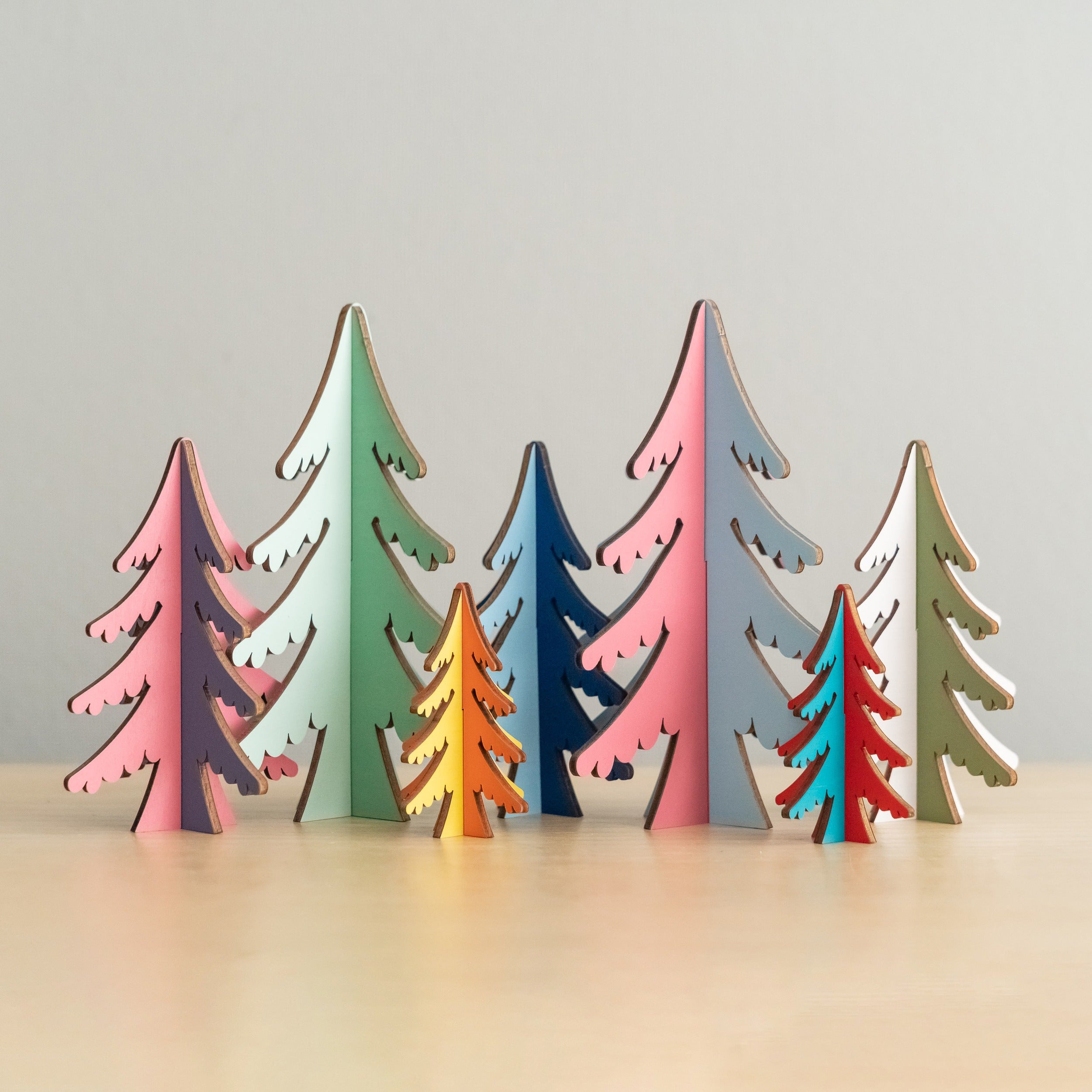 Decorative Wooden Christmas Tree for Table and Wooden Xmas Decor R91