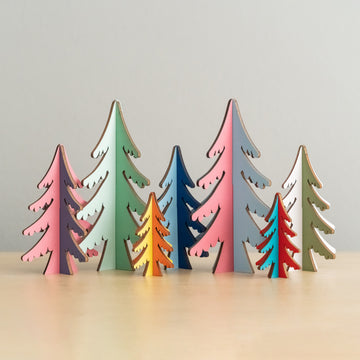 Decorative Wooden Christmas Tree for Table and Wooden Xmas Decor R91