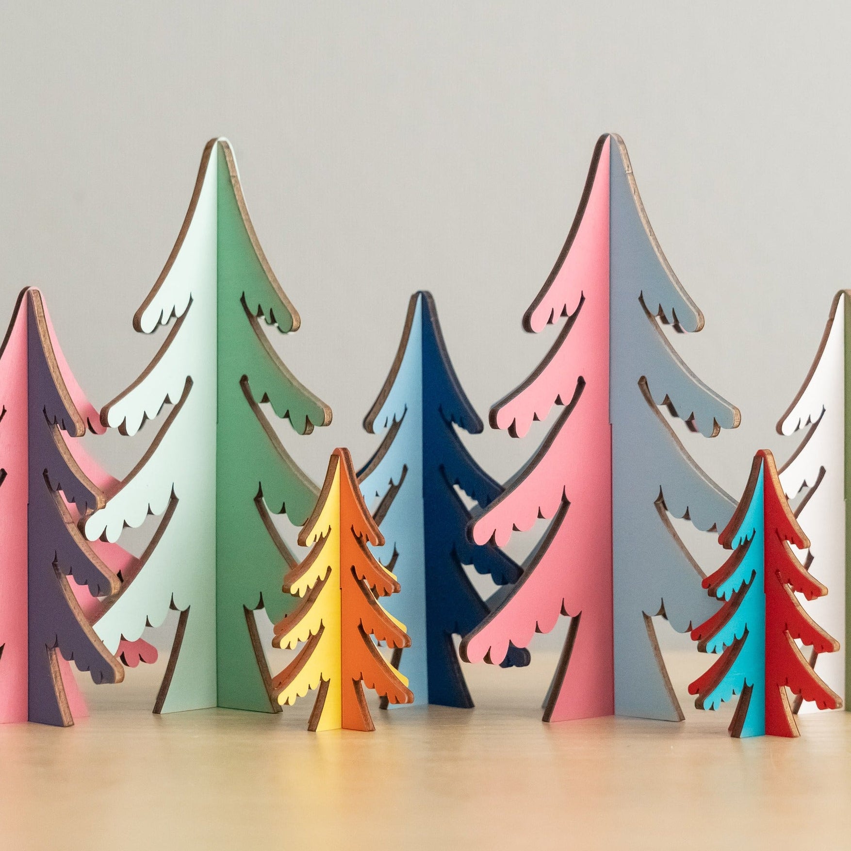 Decorative Wooden Christmas Tree for Table and Wooden Xmas Decor R91