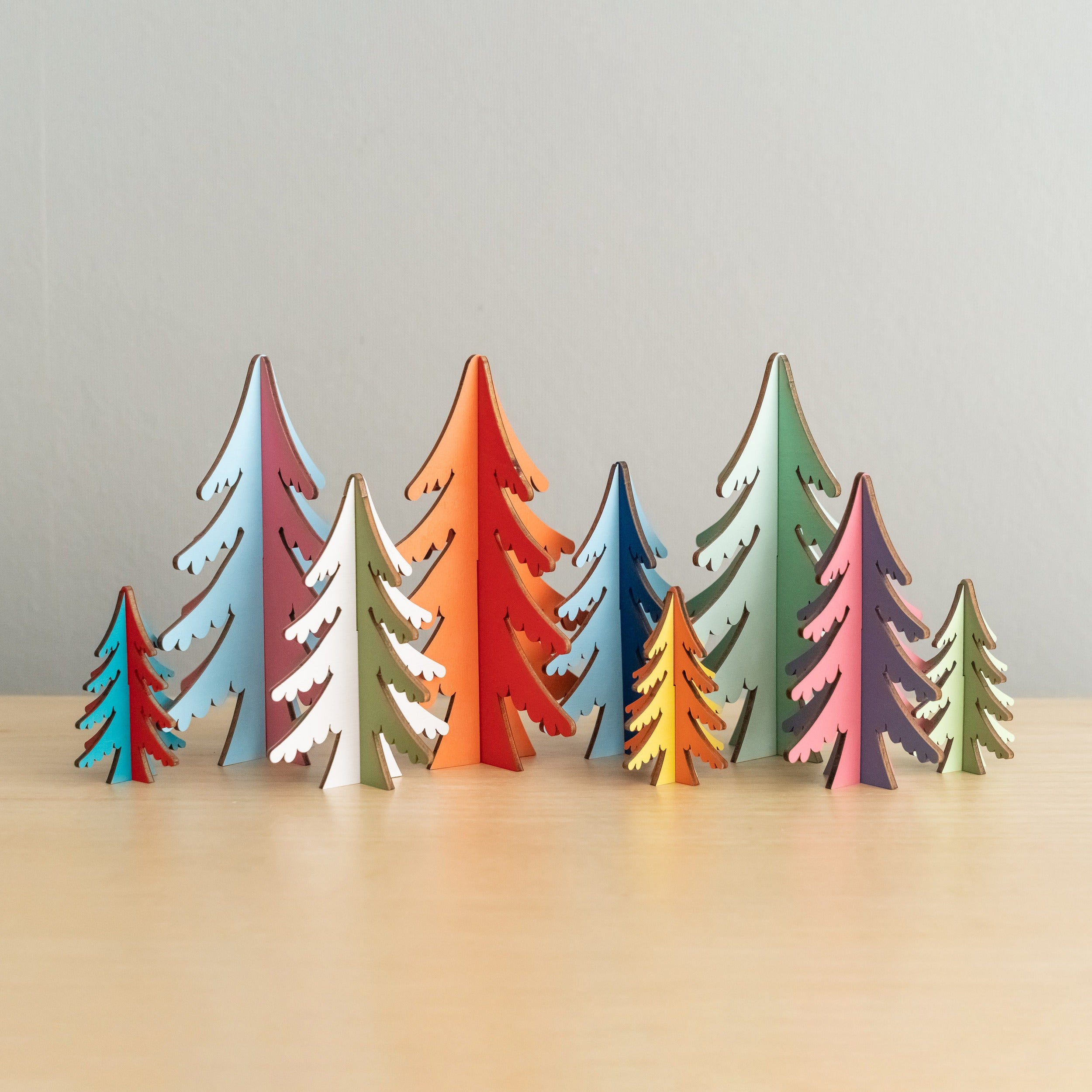 Decorative Wooden Christmas Tree for Modern Christmas Table Decor R91