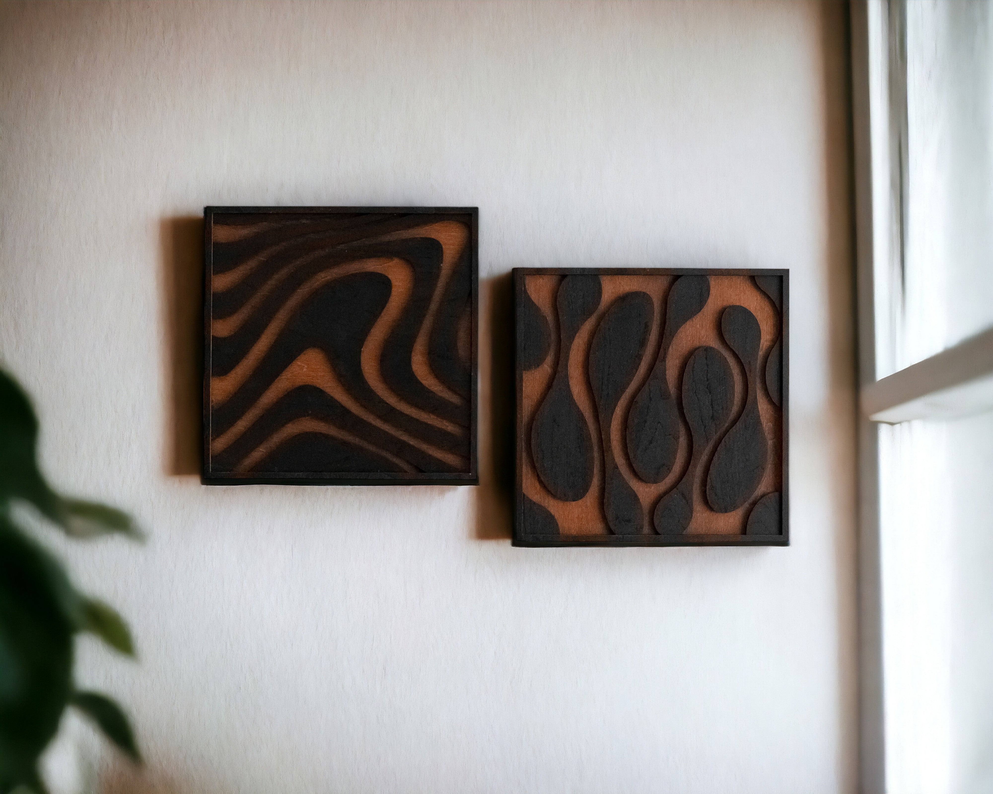 Wooden Liquid Wall Art for Abstract Wall Art and Modern Decor R28