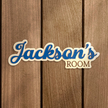 Personalized Kids Room Name Sign Wood for Bedroom Decor Y66