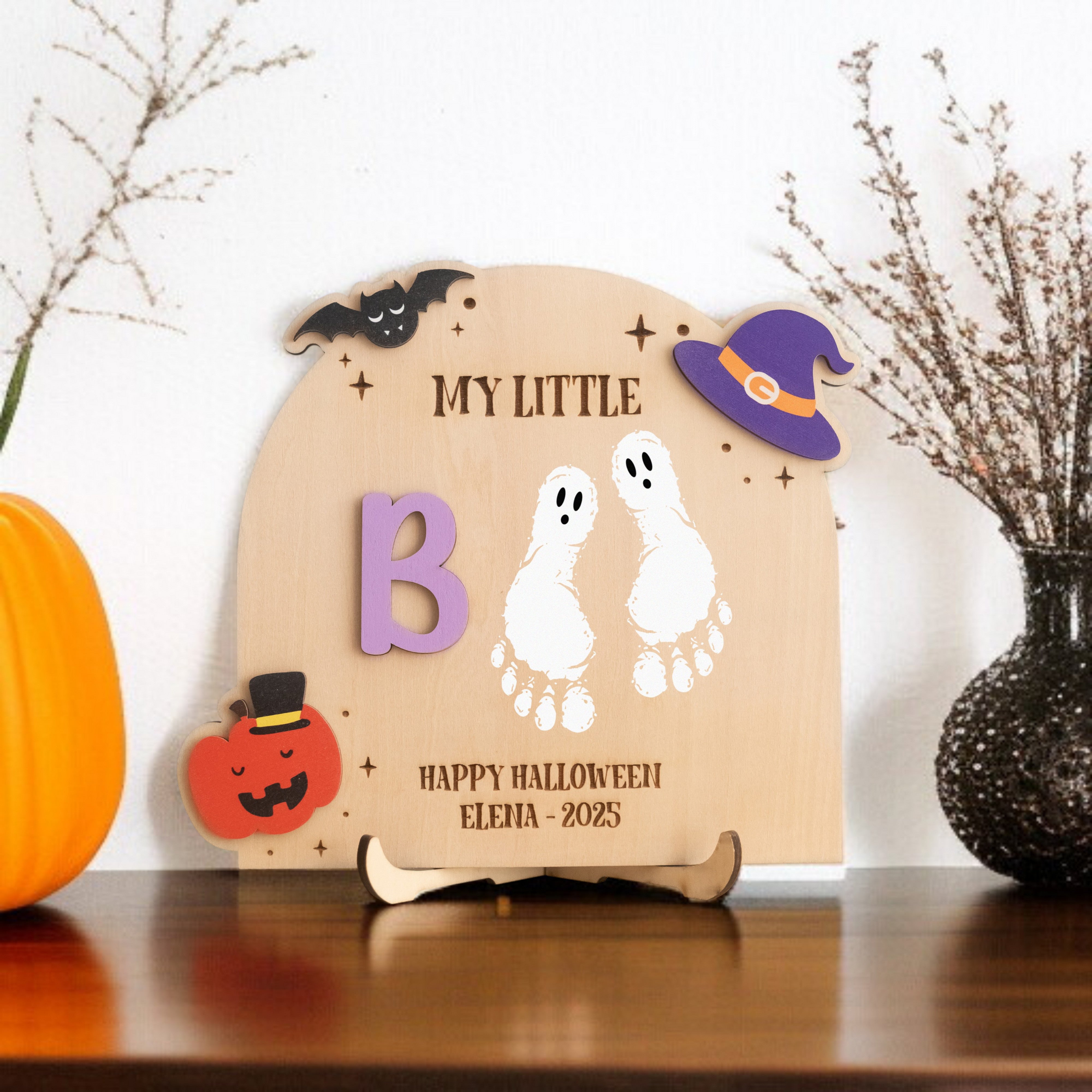 Halloween Nursery Plaque Wood Halloween Nursery Decor R41