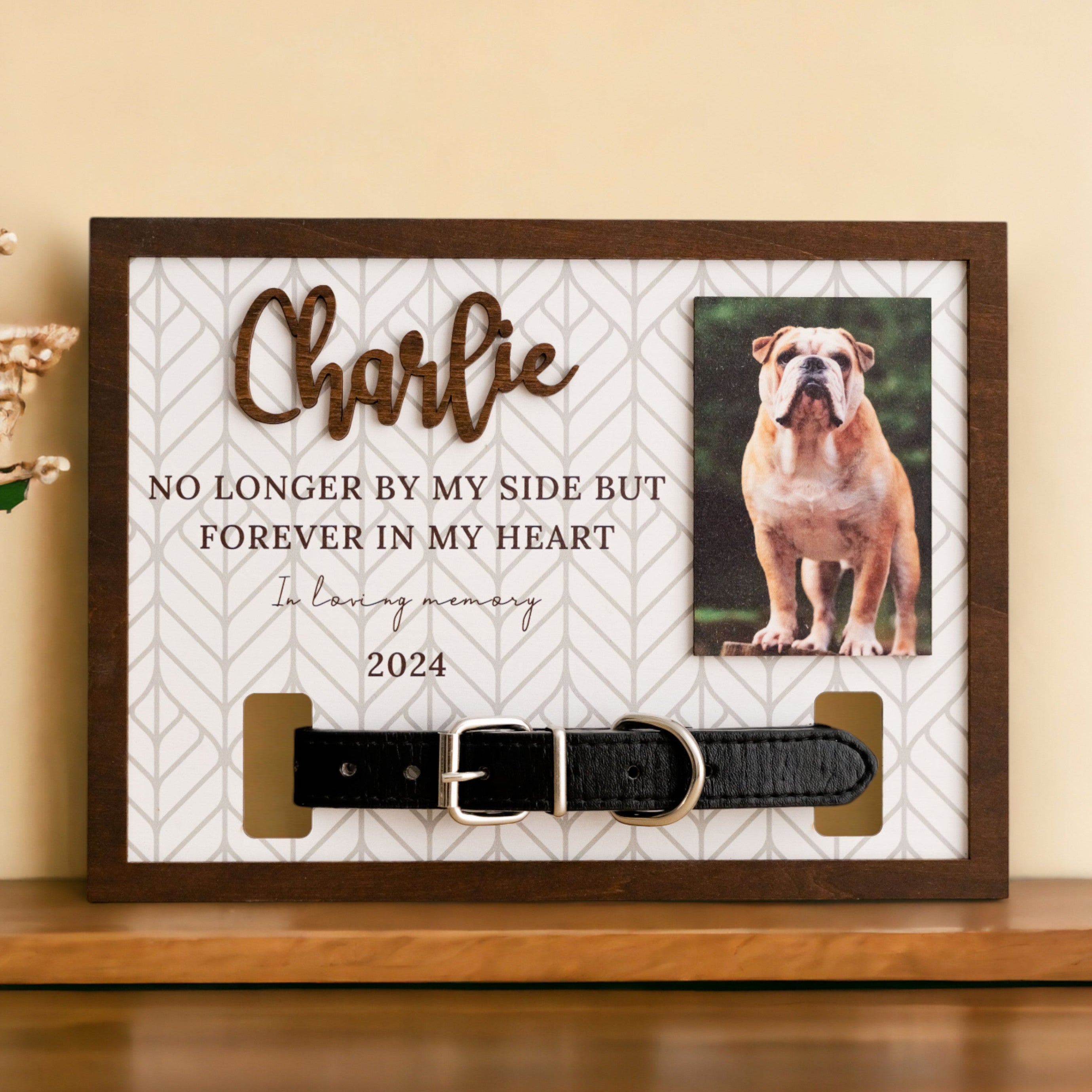 Personalized Pet Memorial Sign Wood for Dog and Cat Memorial R04