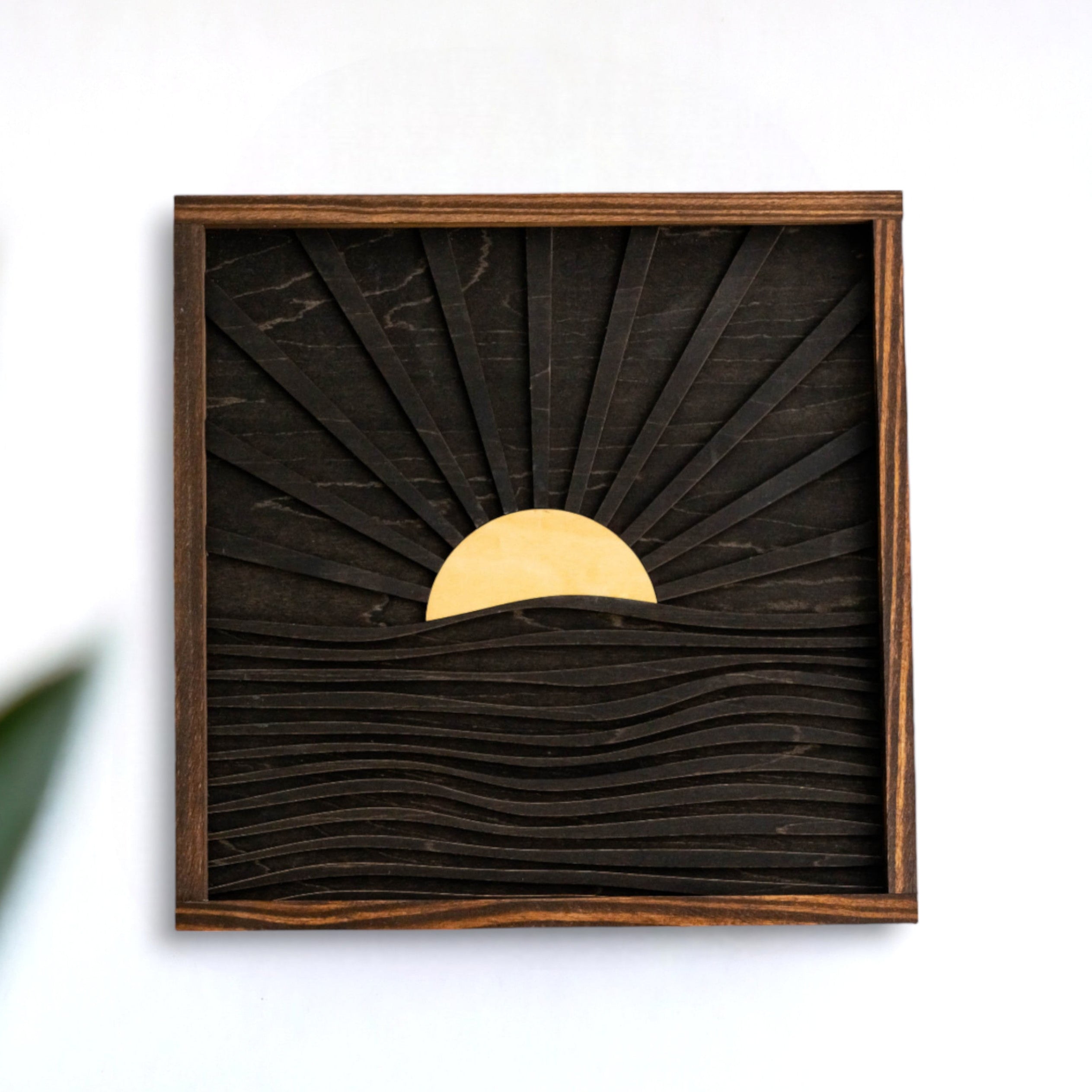 Sun Wood Wall Art Wood for Sun Wall Art and Minimalist Style E09