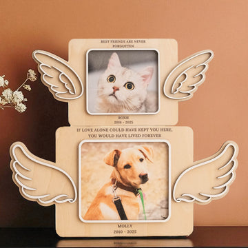 Personalized Pet Memorial Sign Wood for Pet Loss Gift D15