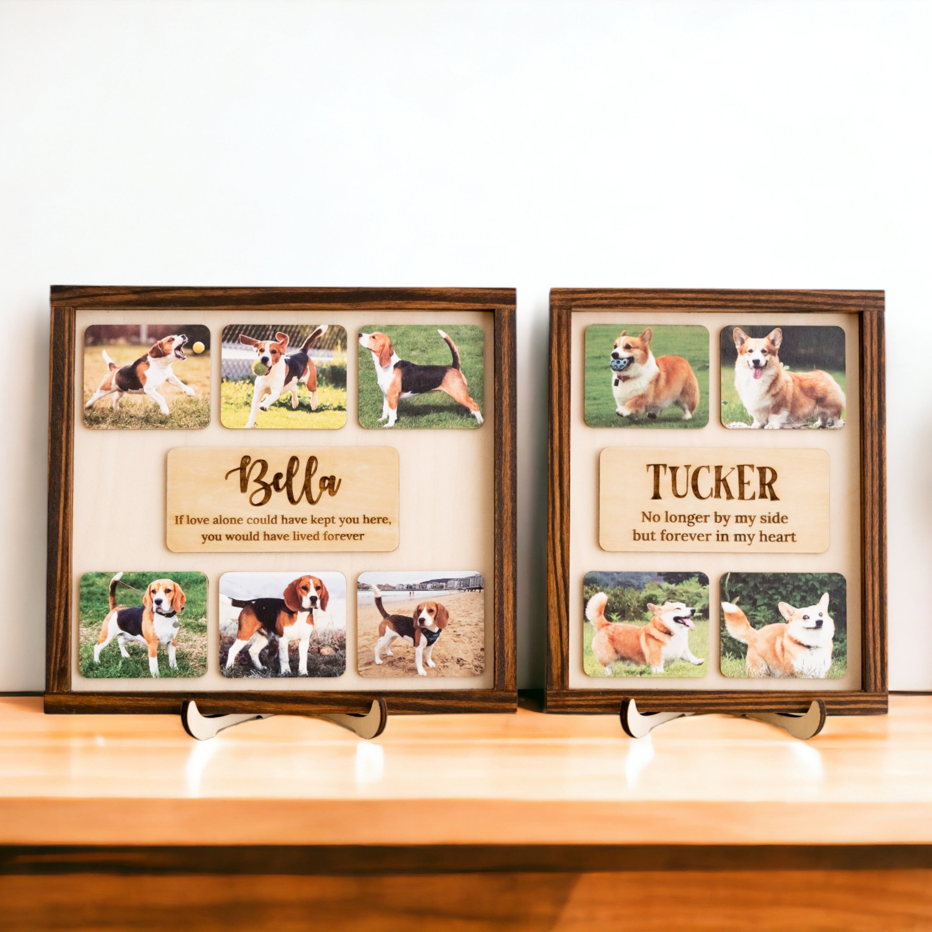 Personalized Pet Memorial Sign Wood for Dog Memorial Frame and Photo R20