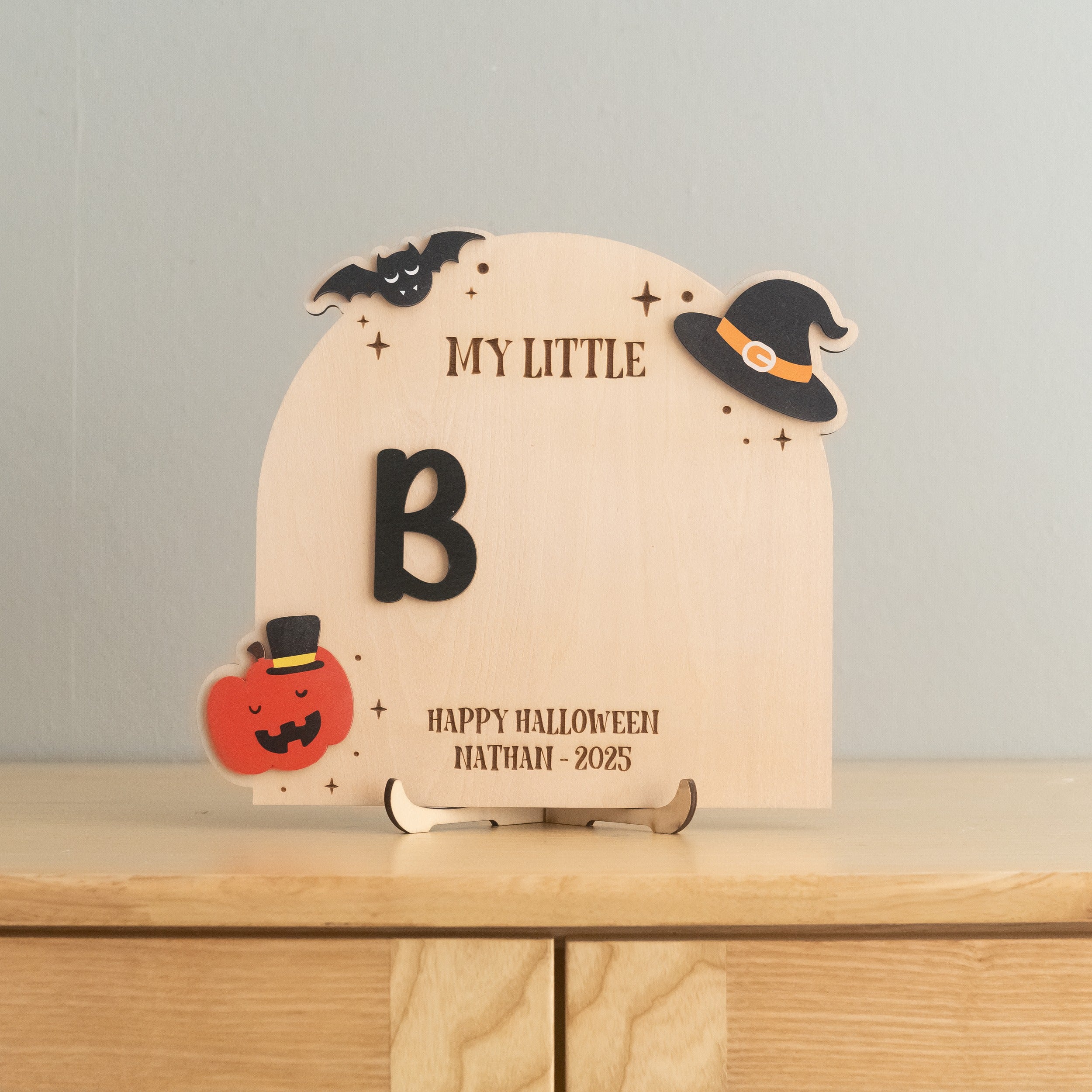 Halloween Nursery Plaque Wood Halloween Nursery Decor R41