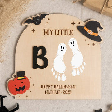 Halloween Nursery Plaque Wood Halloween Baby Gift R41