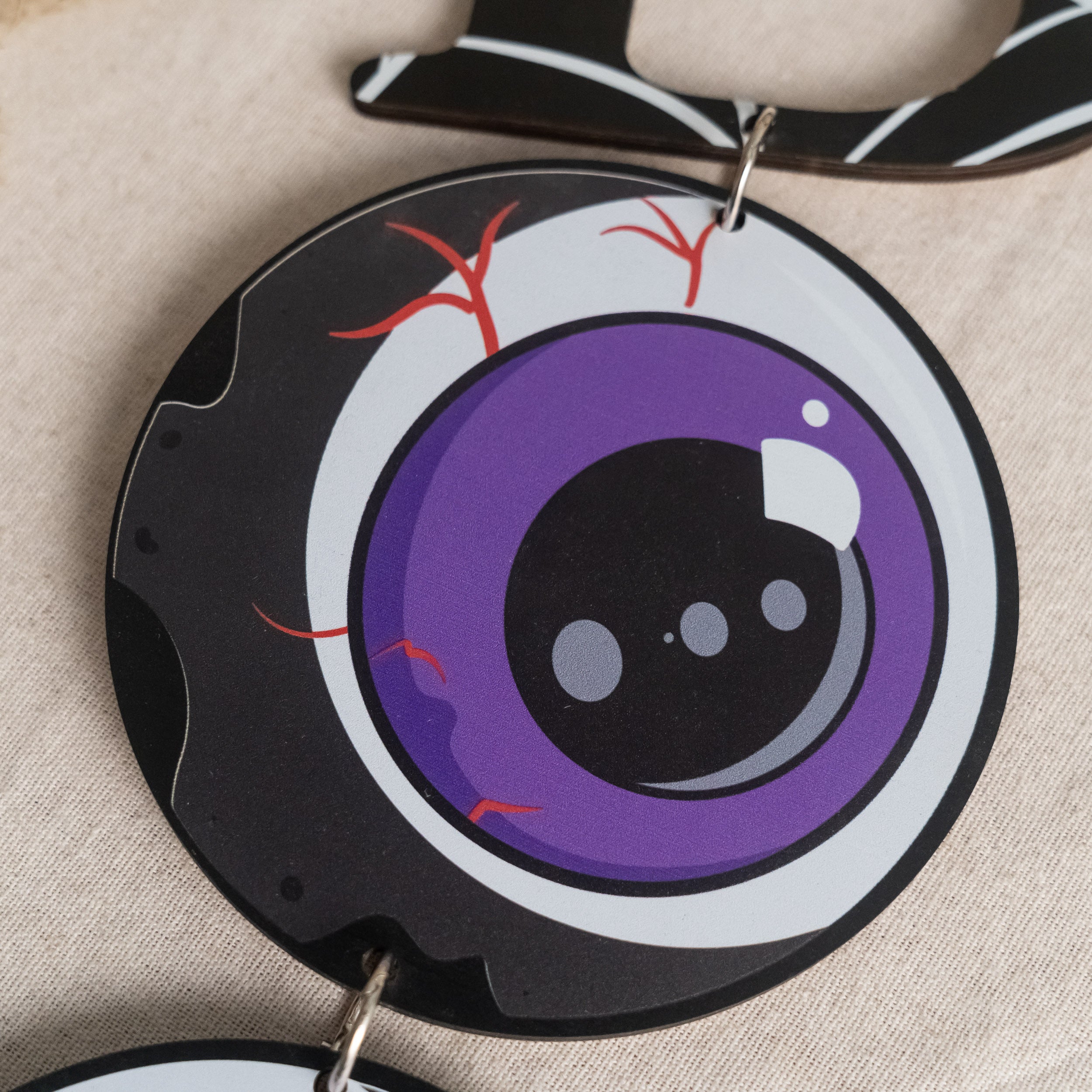 Wooden Boo Halloween Wall Hanging Wood for Boo Wall Decor D10