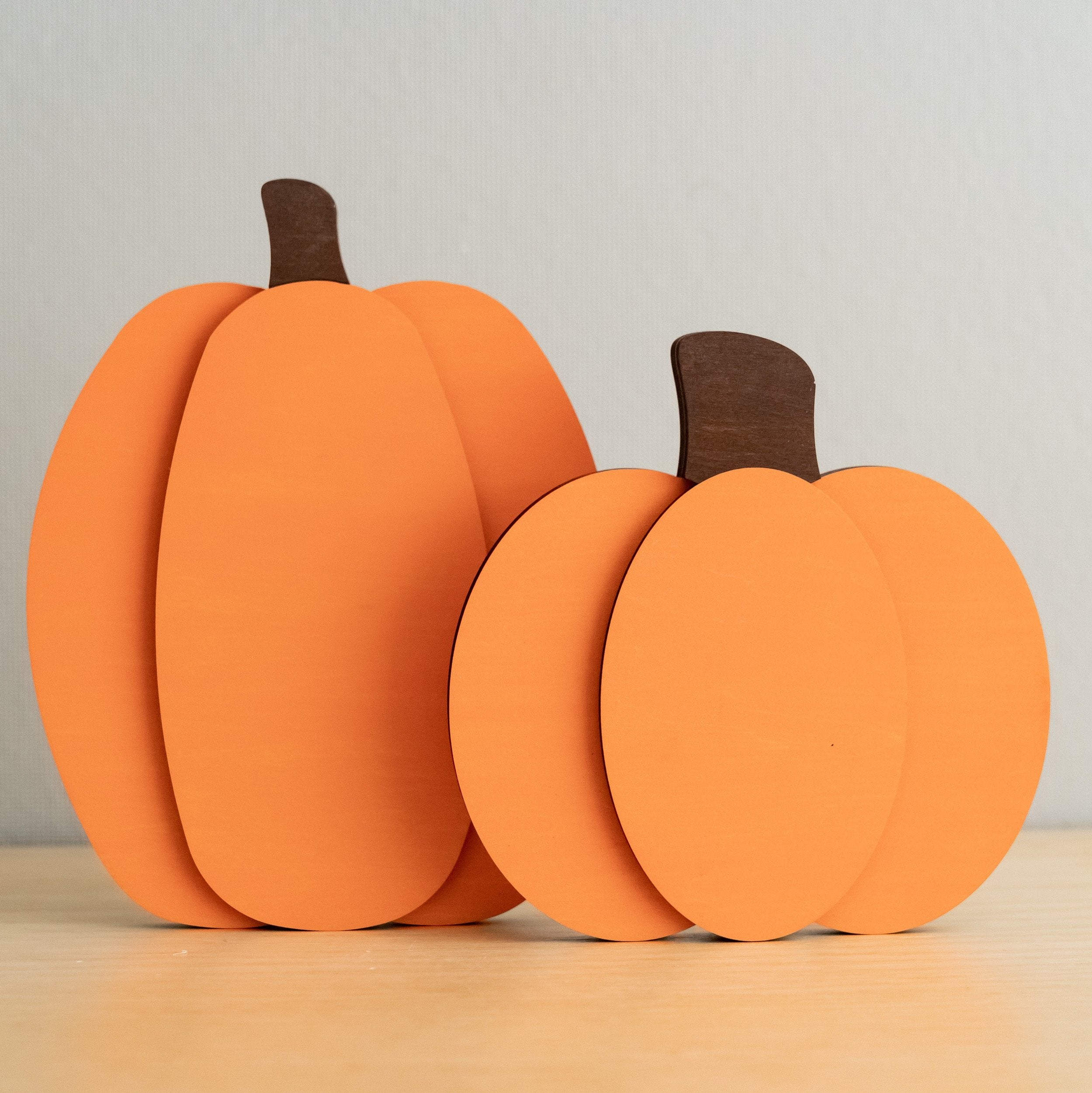 Charming Rustic Wooden Pumpkin for Your Halloween Table