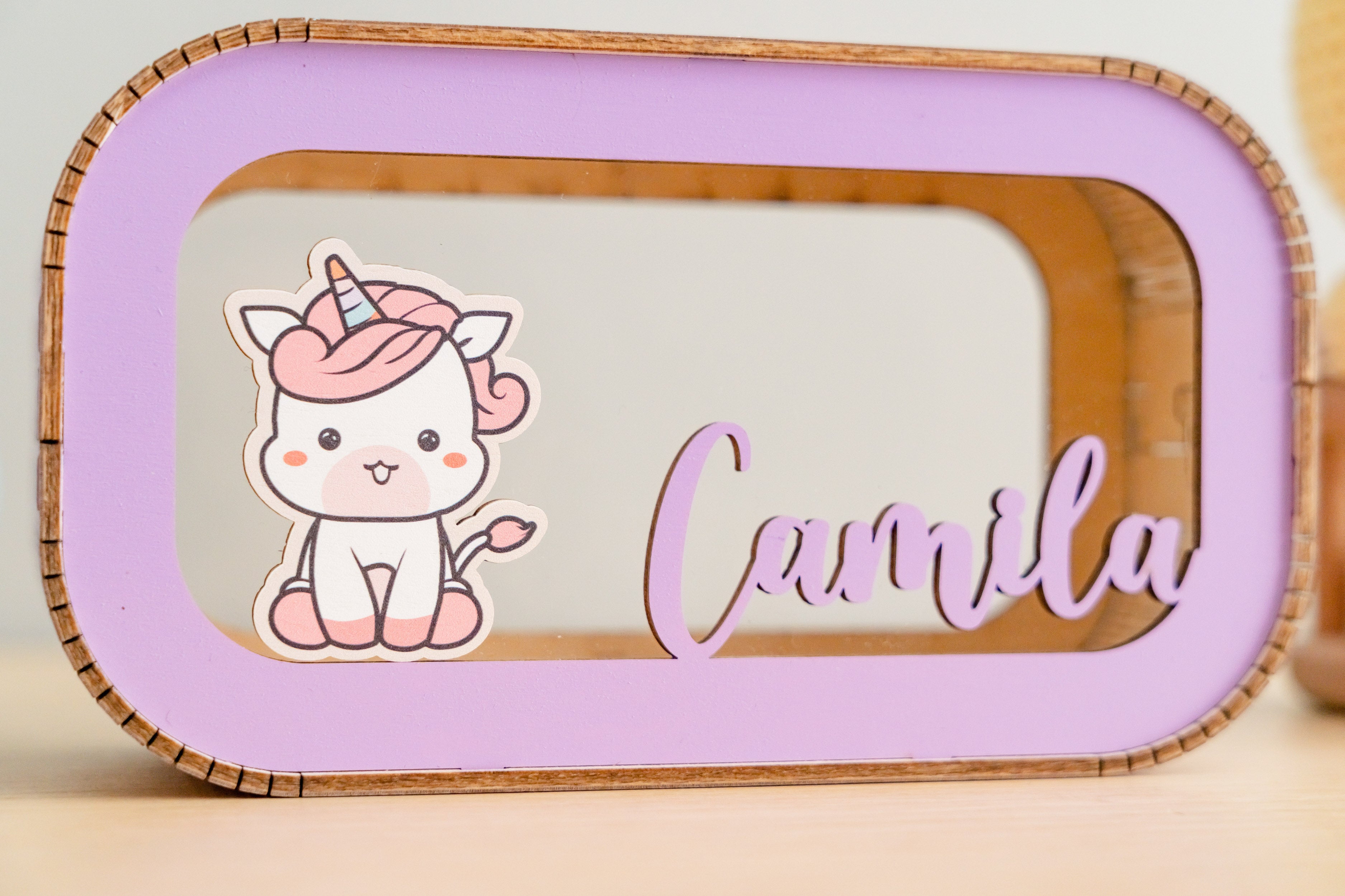 Personalized Wooden Money Box for Baby's First Birthday