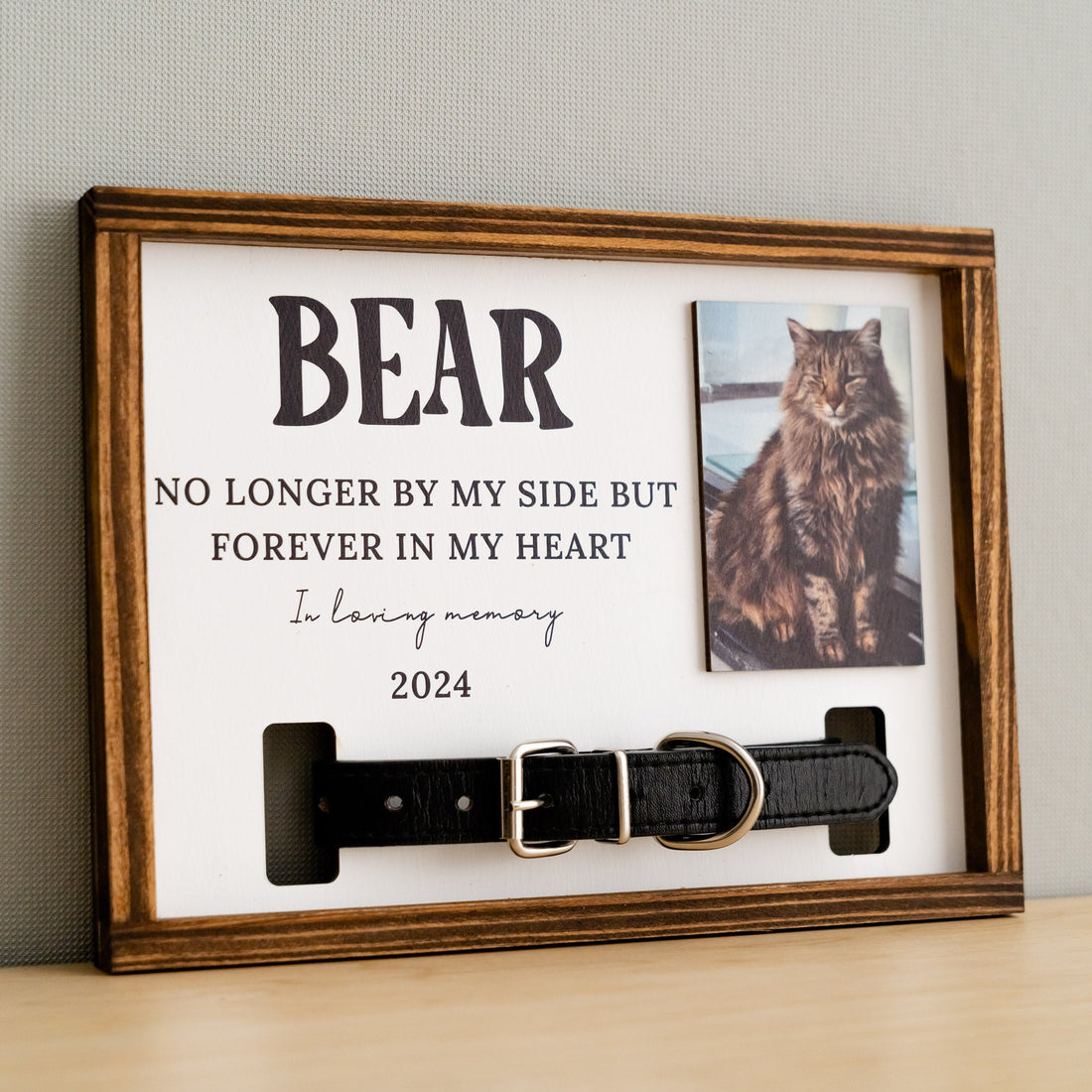Personalized Pet Memorial Sign Wood for Pet Loss Gift E36