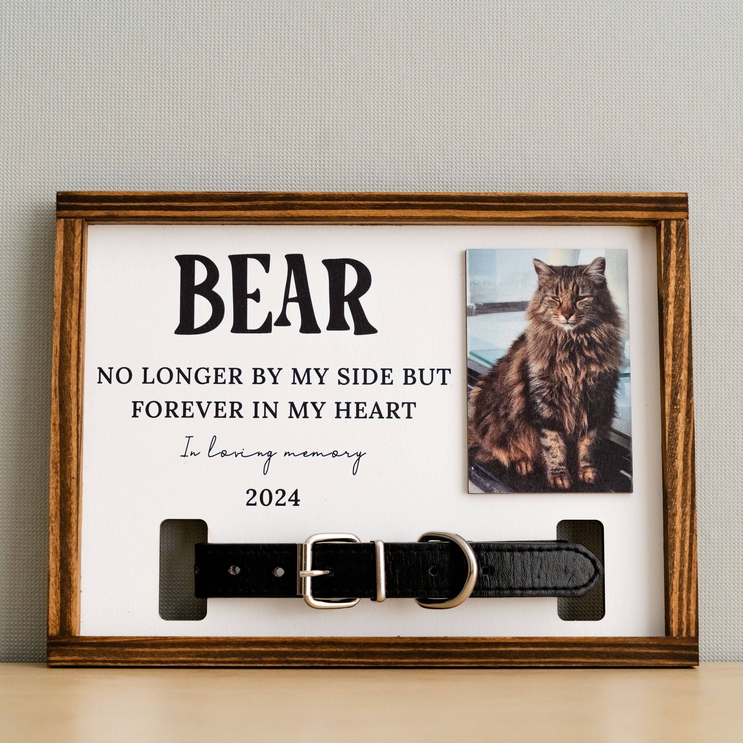 Personalized Pet Memorial Sign Wood for Pet Loss Gift E36