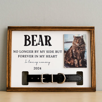 Personalized Pet Memorial Sign Wood for Pet Loss Gift E36