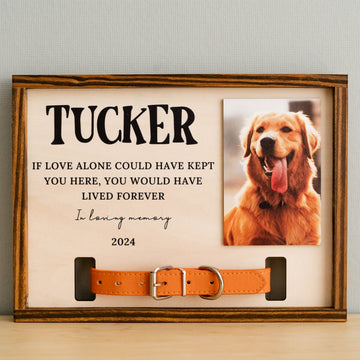 Rustic Boho Pet Memorial Photo Frame for Heartfelt Home Decor E36